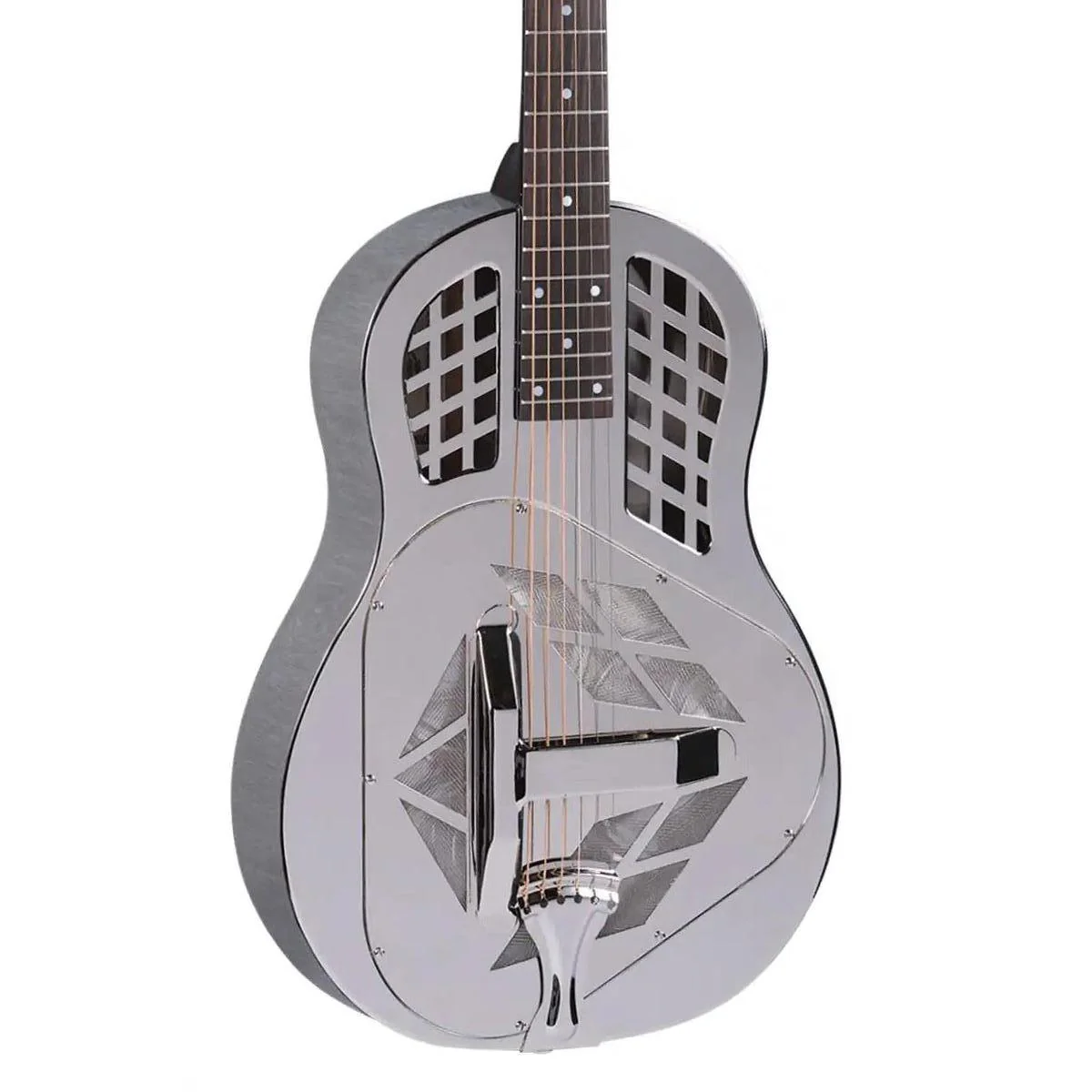 Regal RC-51 Nickel Plated Brass Tricone Resophonic Guitar