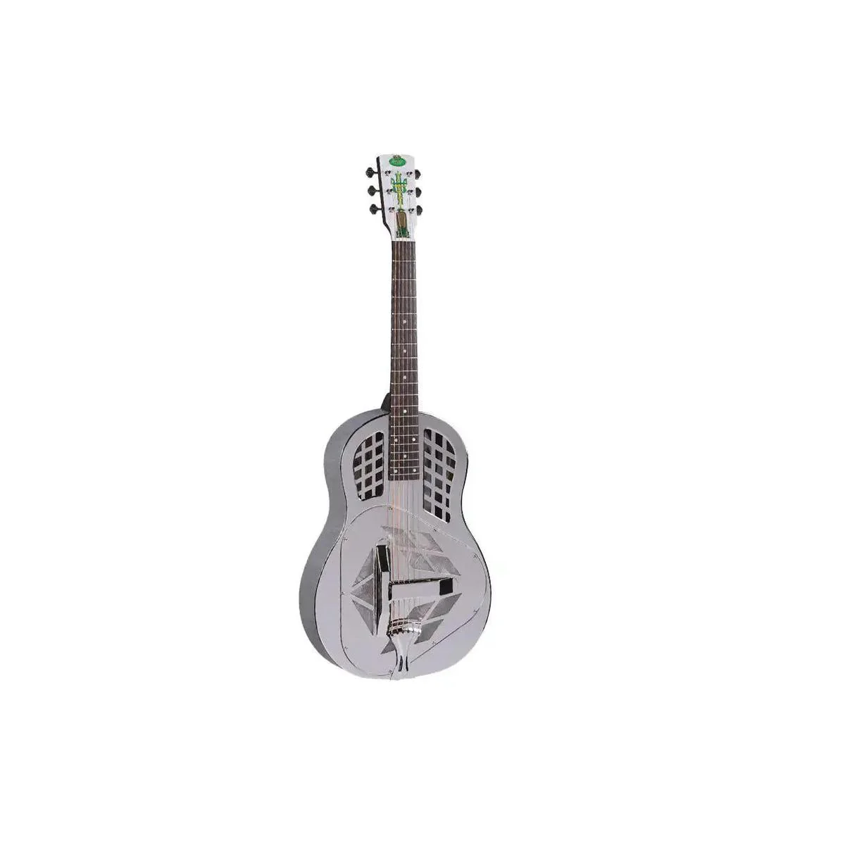 Regal RC-51 Nickel Plated Brass Tricone Resophonic Guitar - Image 3