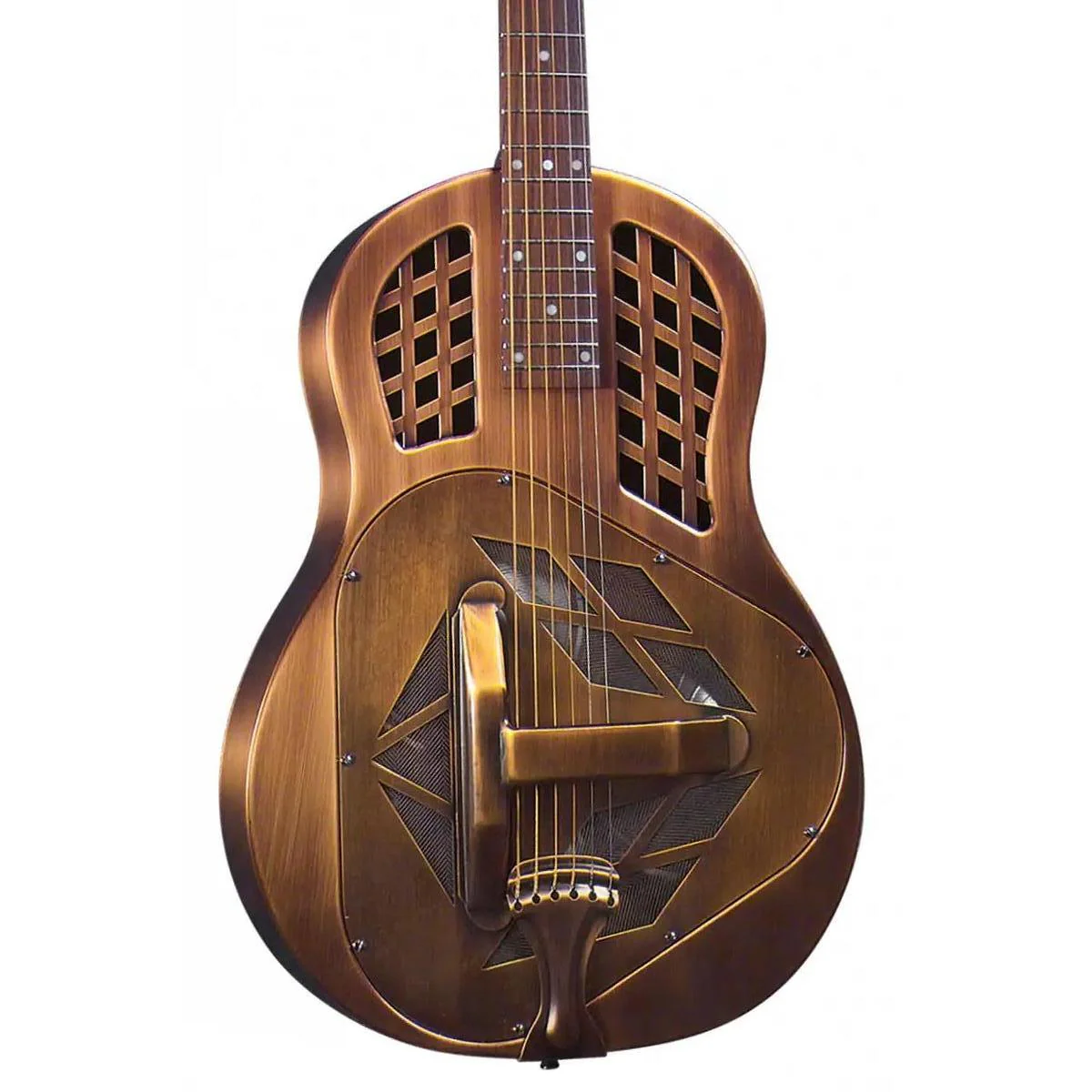 Regal RC-56 Copper Plated Brass Tricone Resophonic Guitar