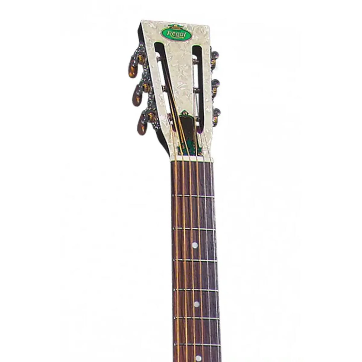Regal RC-56 Copper Plated Brass Tricone Resophonic Guitar - Image 4