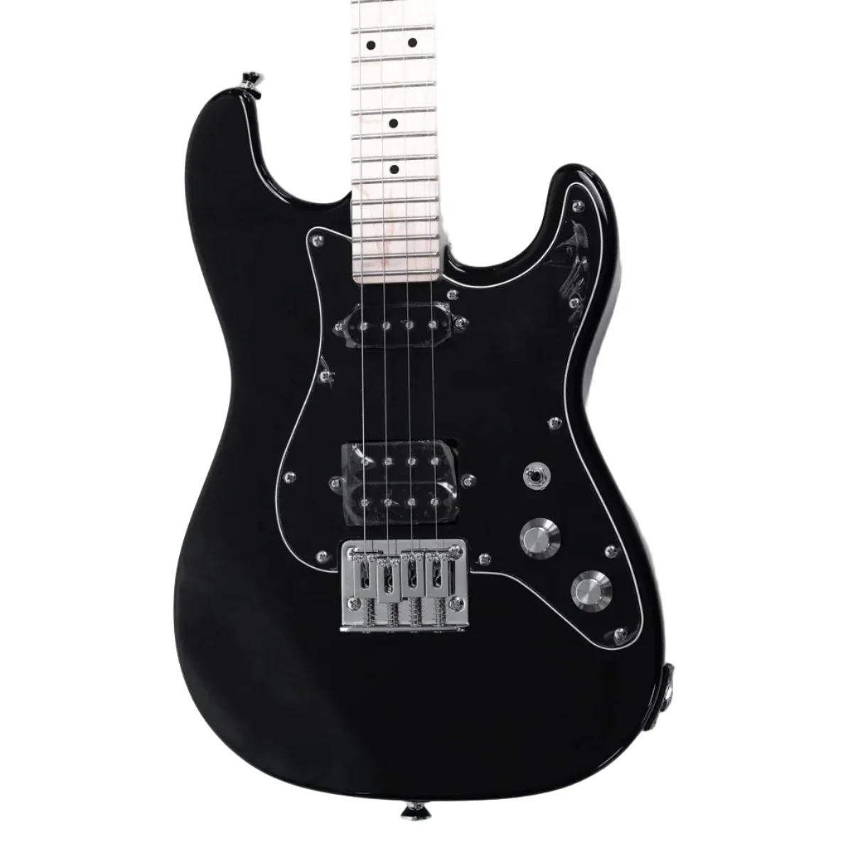 Risa ST-432-BK Strat-Style Electric Tenor Ukulele