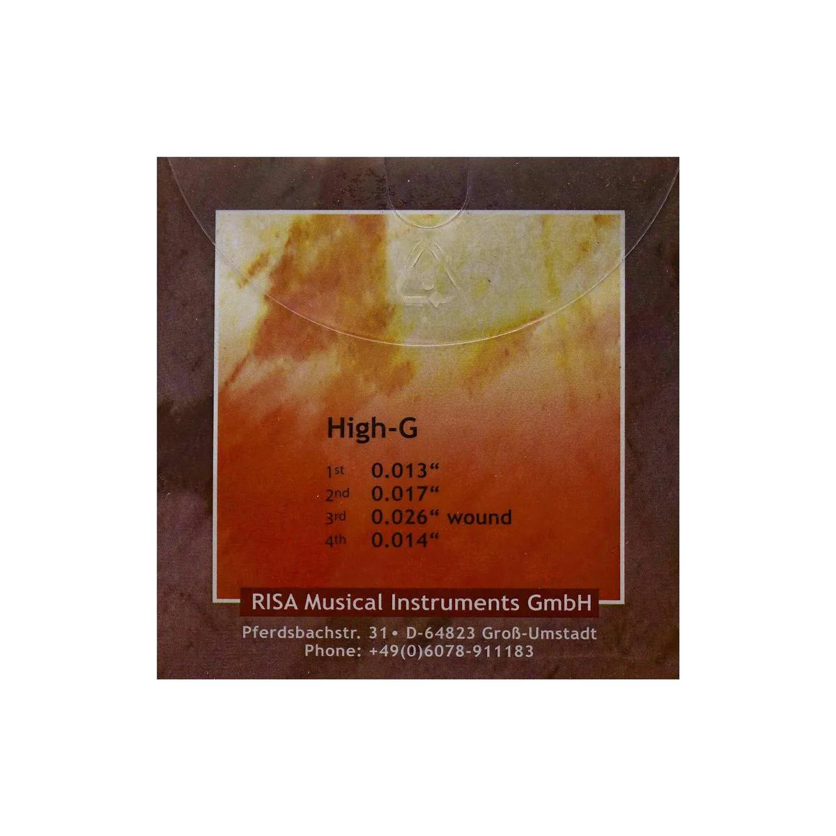 Risa Steel Electric Soprano Ukulele Strings (G-C-E-A Tuning) - HIGH G - Image 2