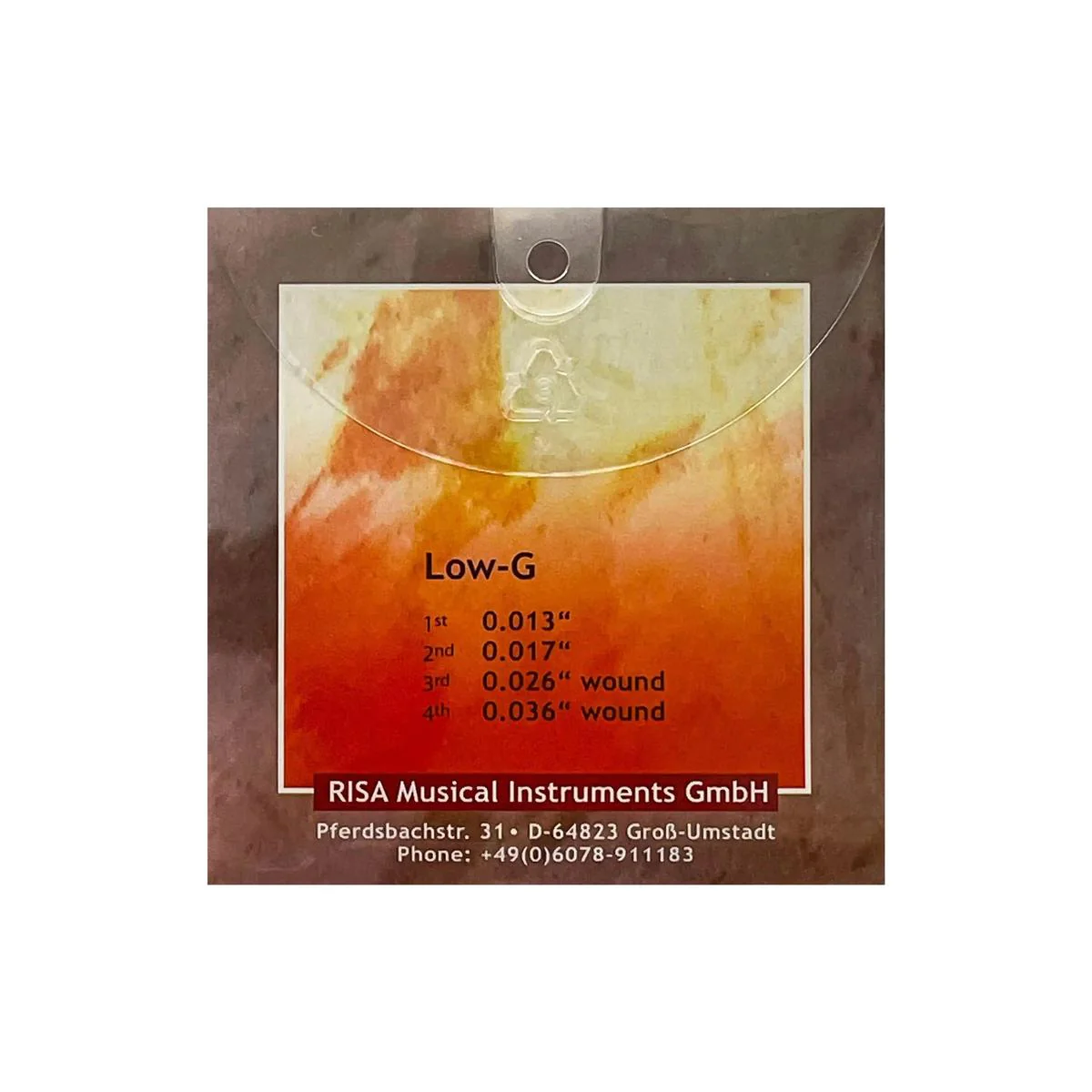 Risa Steel Electric Soprano Ukulele Strings (G-C-E-A Tuning) - LOW G - Image 2