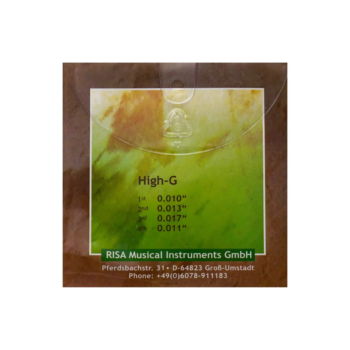 Risa Steel Electric Tenor Ukulele Strings (G-C-E-A Tuning) - HIGH G - Image 2