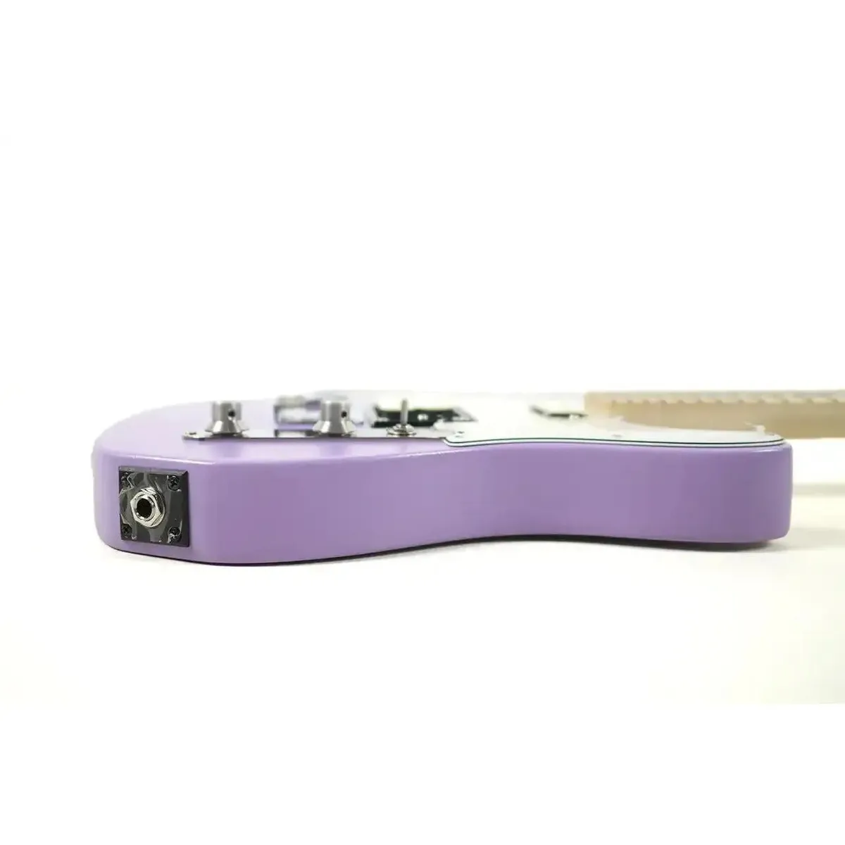 Risa TE-432 Custom Tele-Style Electric Tenor Ukulele - Purple - Image 3