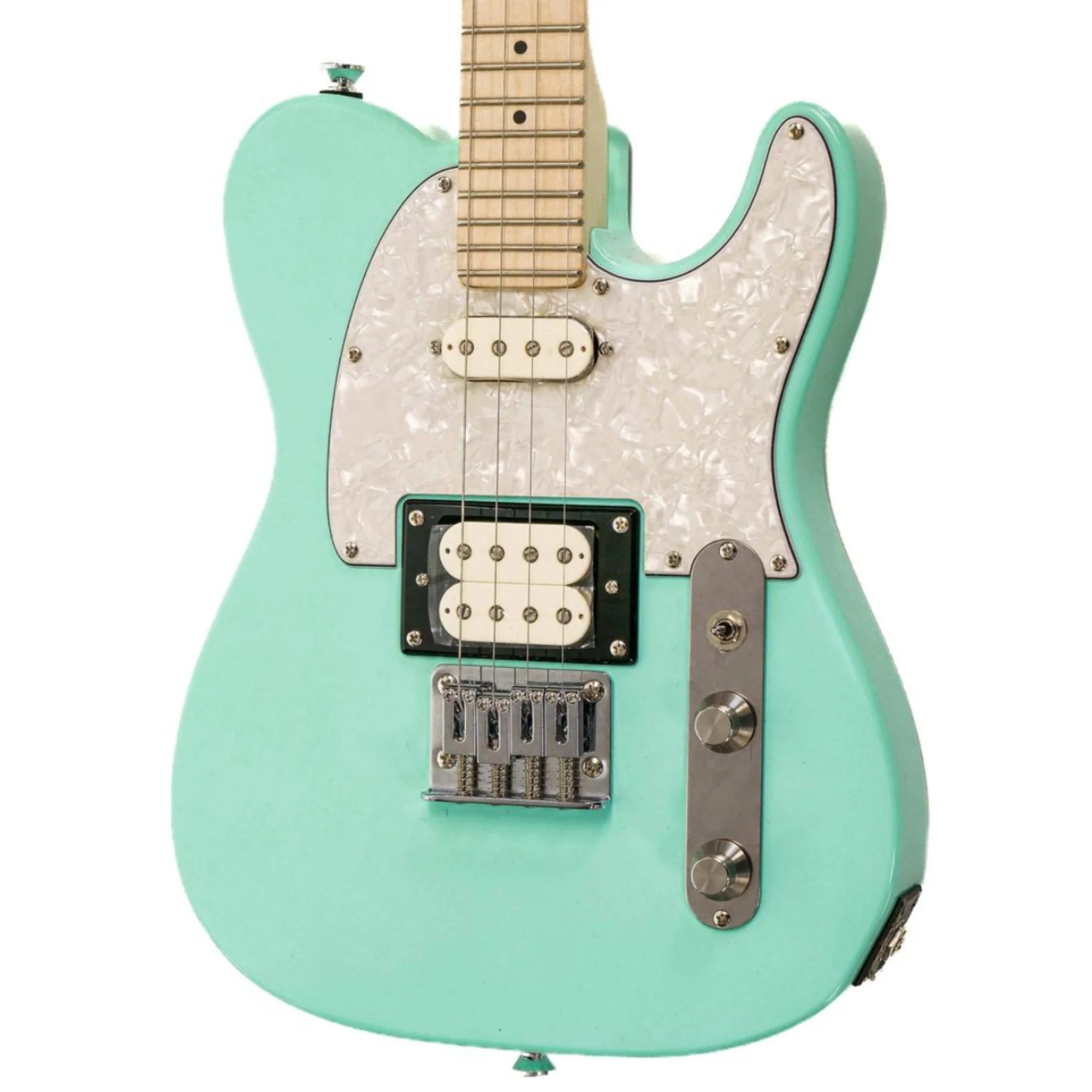 Risa TE-432-SG Tele-Style Electric Tenor Ukulele - Sea Foam Green