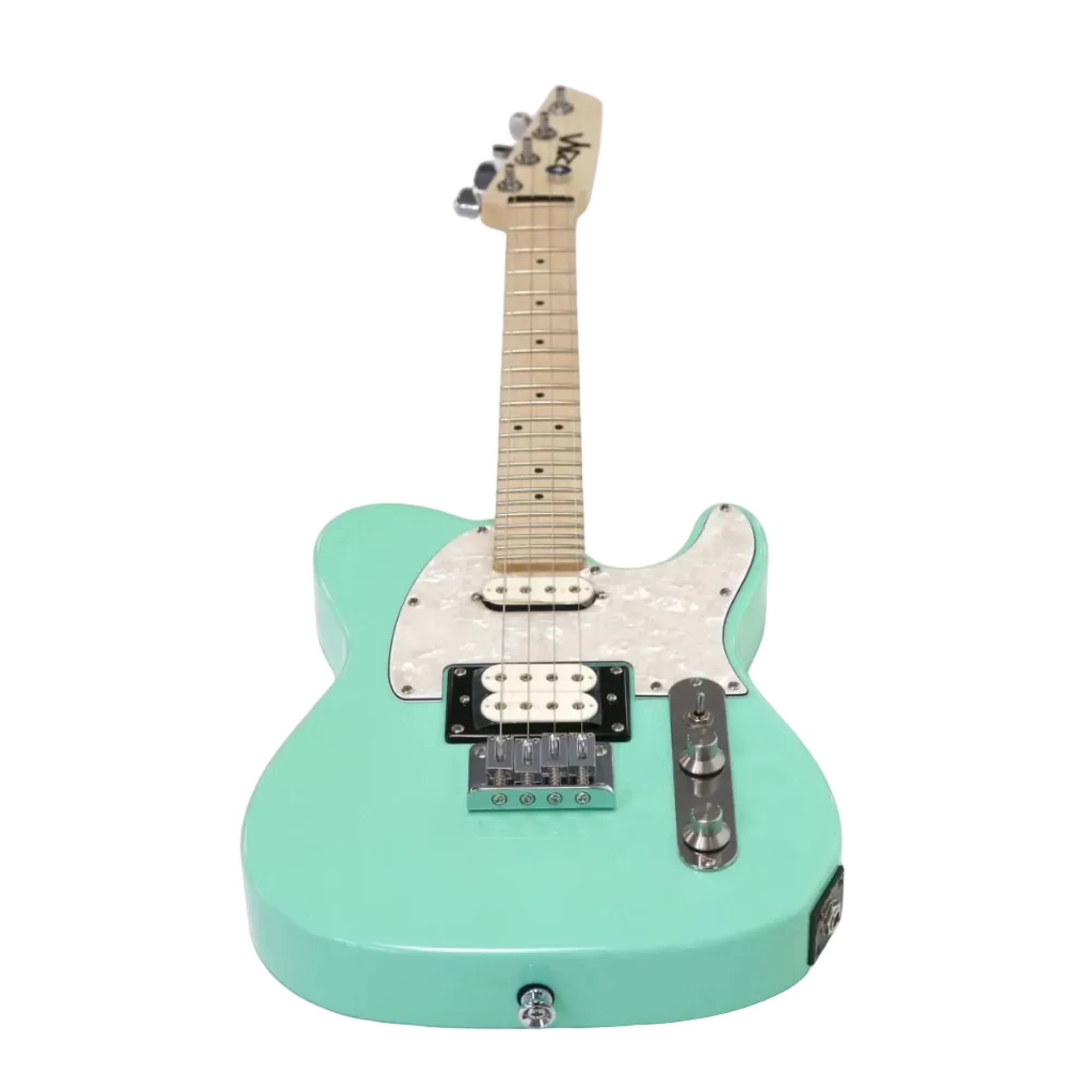 Risa TE-432-SG Tele-Style Electric Tenor Ukulele - Sea Foam Green - Image 4