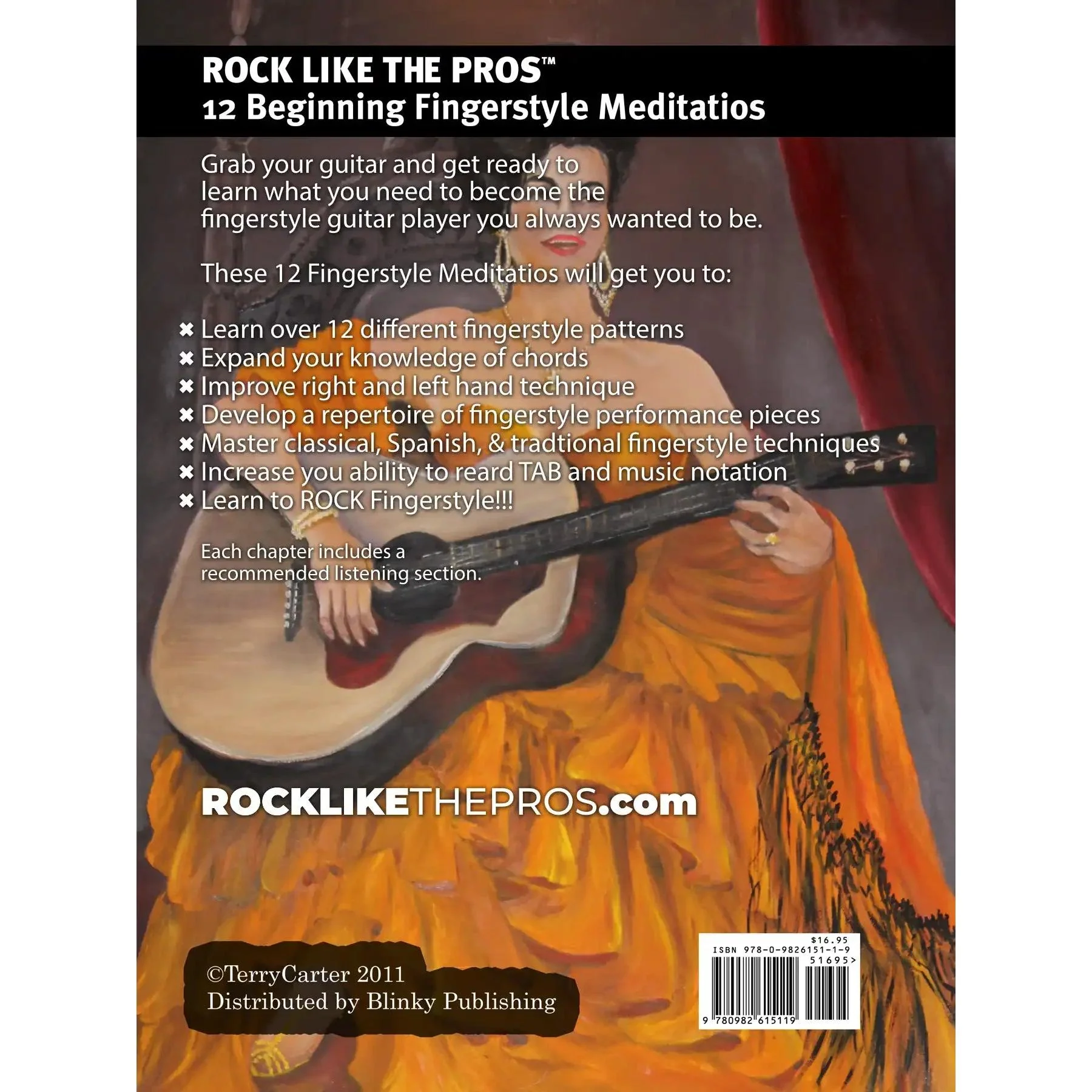 Rock Like The Pros 12 Beginning Guitar Fingerstyle Mediatios - Image 4