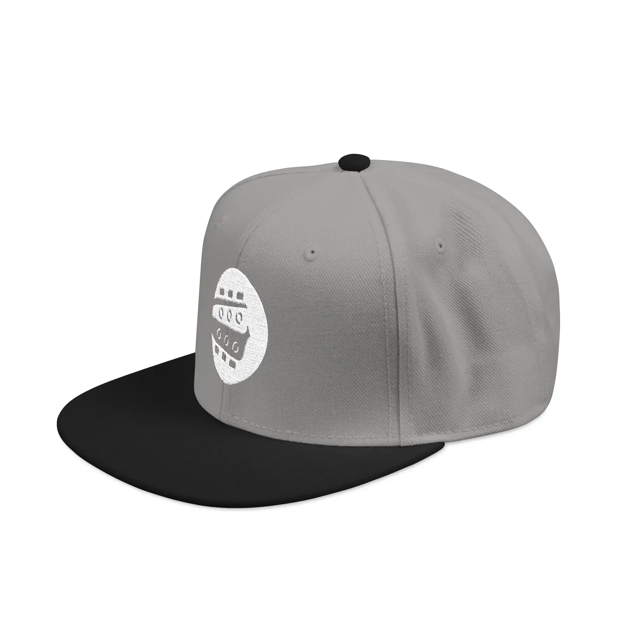 Rock Like The Pros Embroidered Snapback Hat - White Logo - Image 10