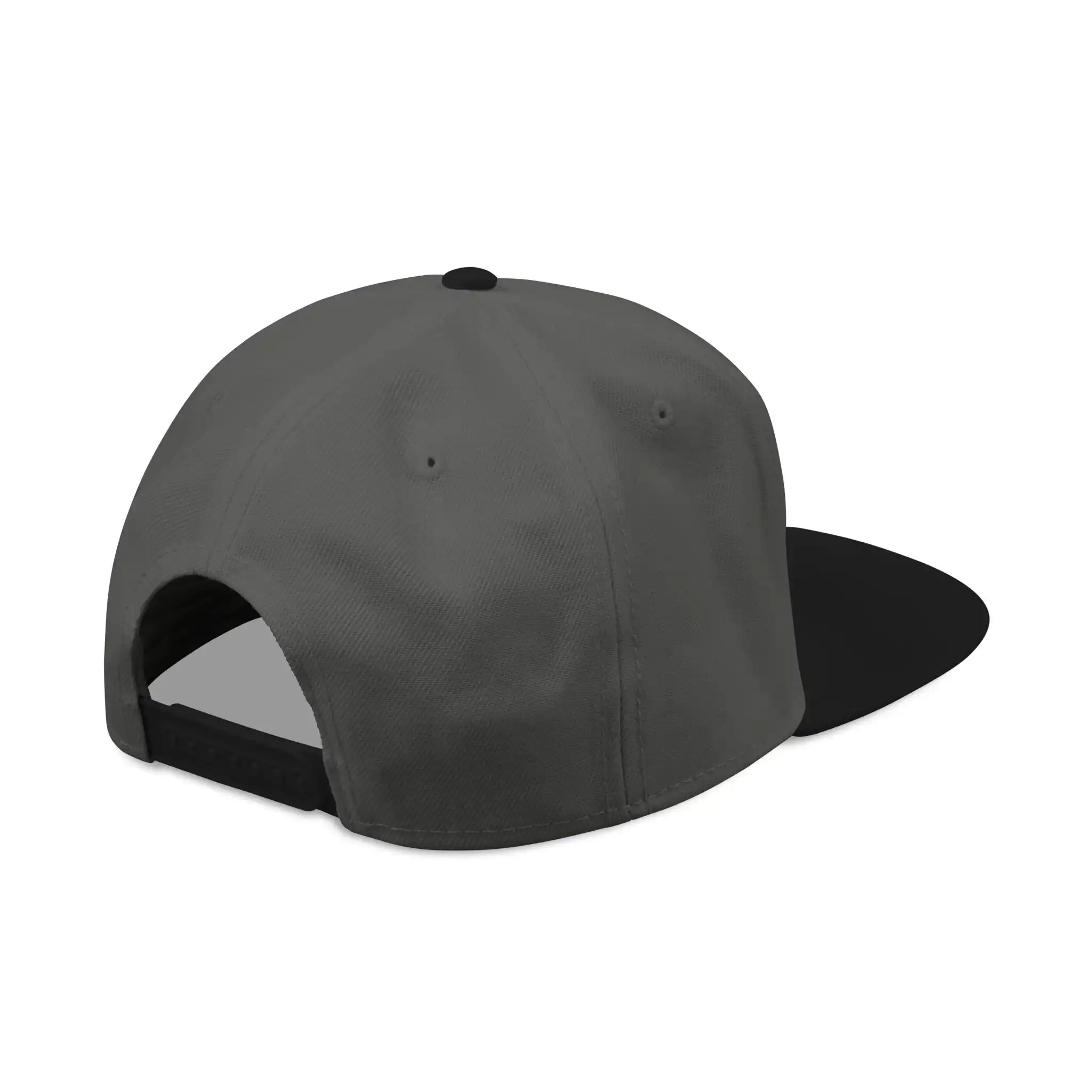 Rock Like The Pros Embroidered Snapback Hat - White Logo - Image 16