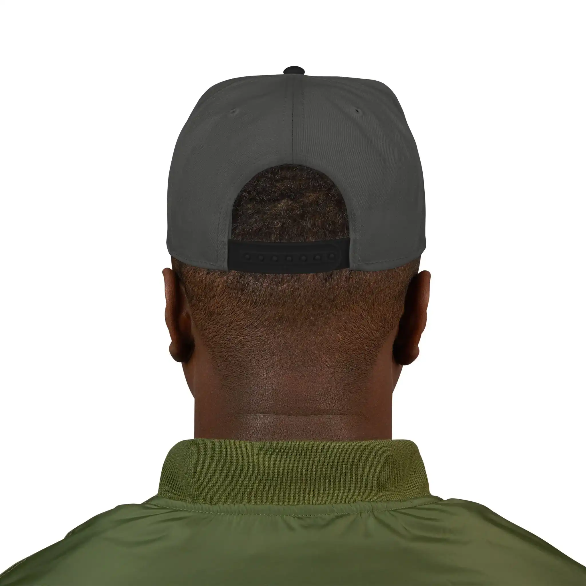 Rock Like The Pros Embroidered Snapback Hat - White Logo - Image 17