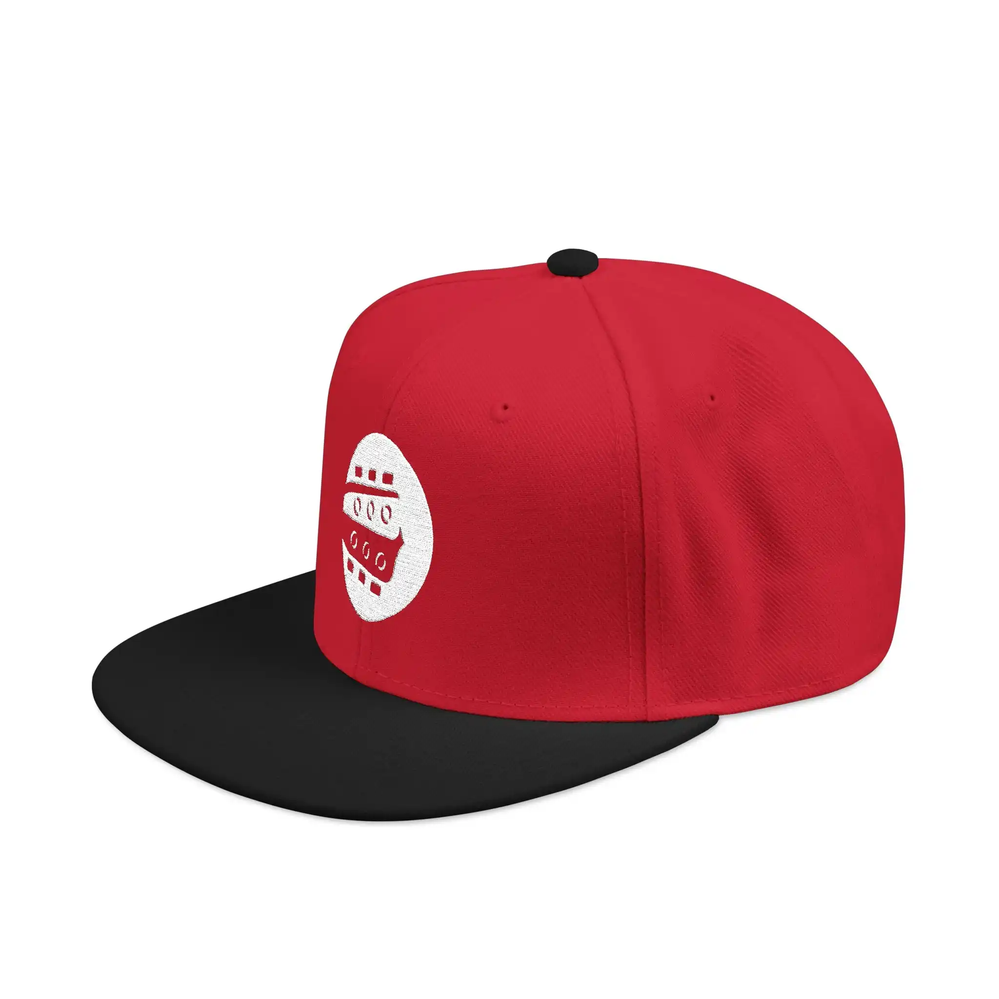 Rock Like The Pros Embroidered Snapback Hat - White Logo - Image 5
