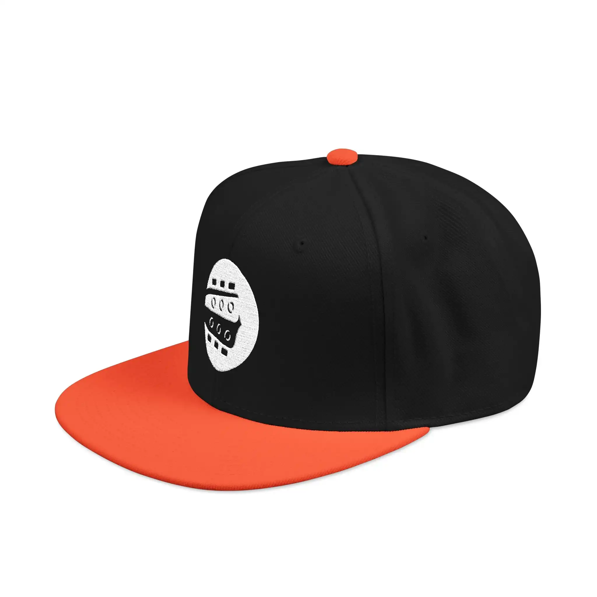 Rock Like The Pros Embroidered Snapback Hat - White Logo - Image 7