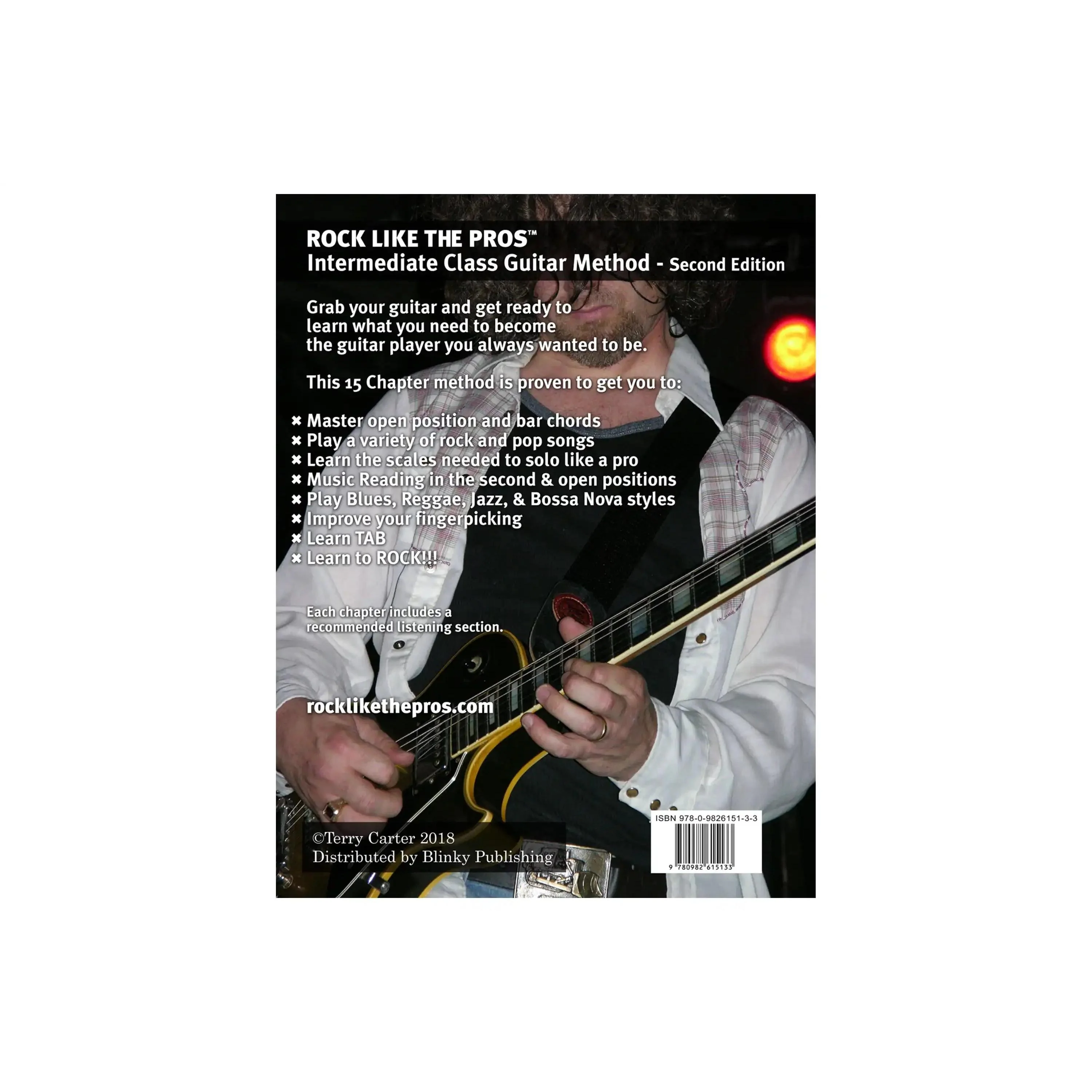 Rock Like The Pros Intermediate Class Guitar Method Book - Second Edition - Image 2