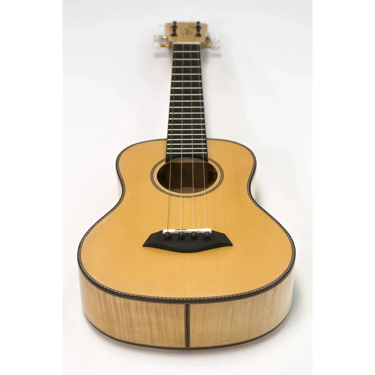 Romero Creations Limited Edition Classic Tenor Ukulele - Moon Spruce/Flamed Maple - Image 4