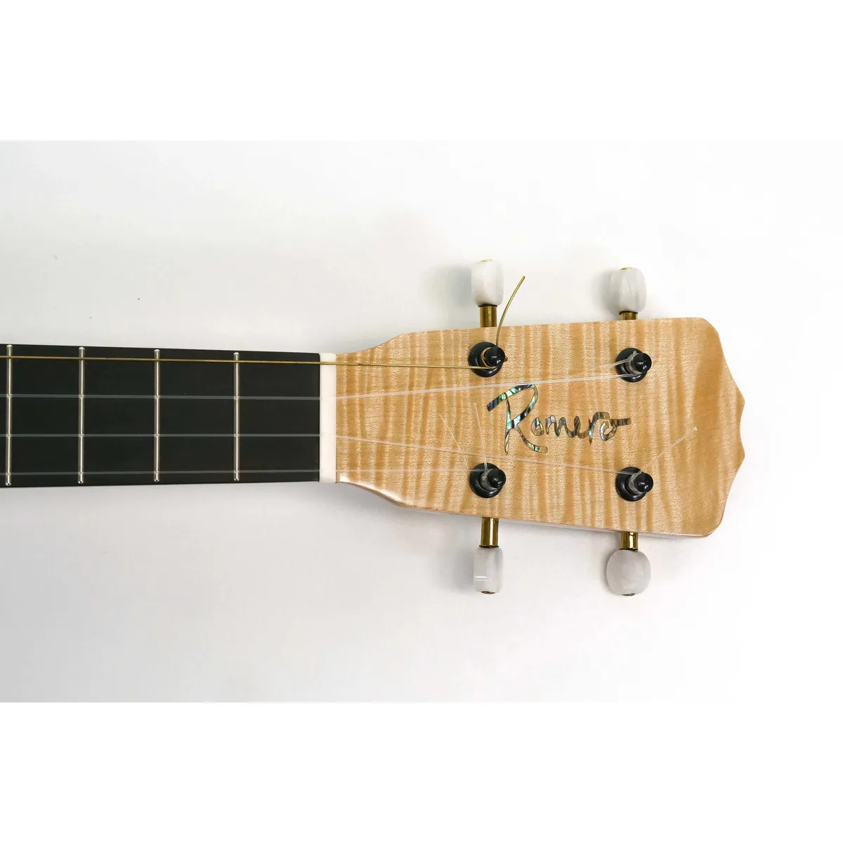 Romero Creations Limited Edition Classic Tenor Ukulele - Moon Spruce/Flamed Maple - Image 5