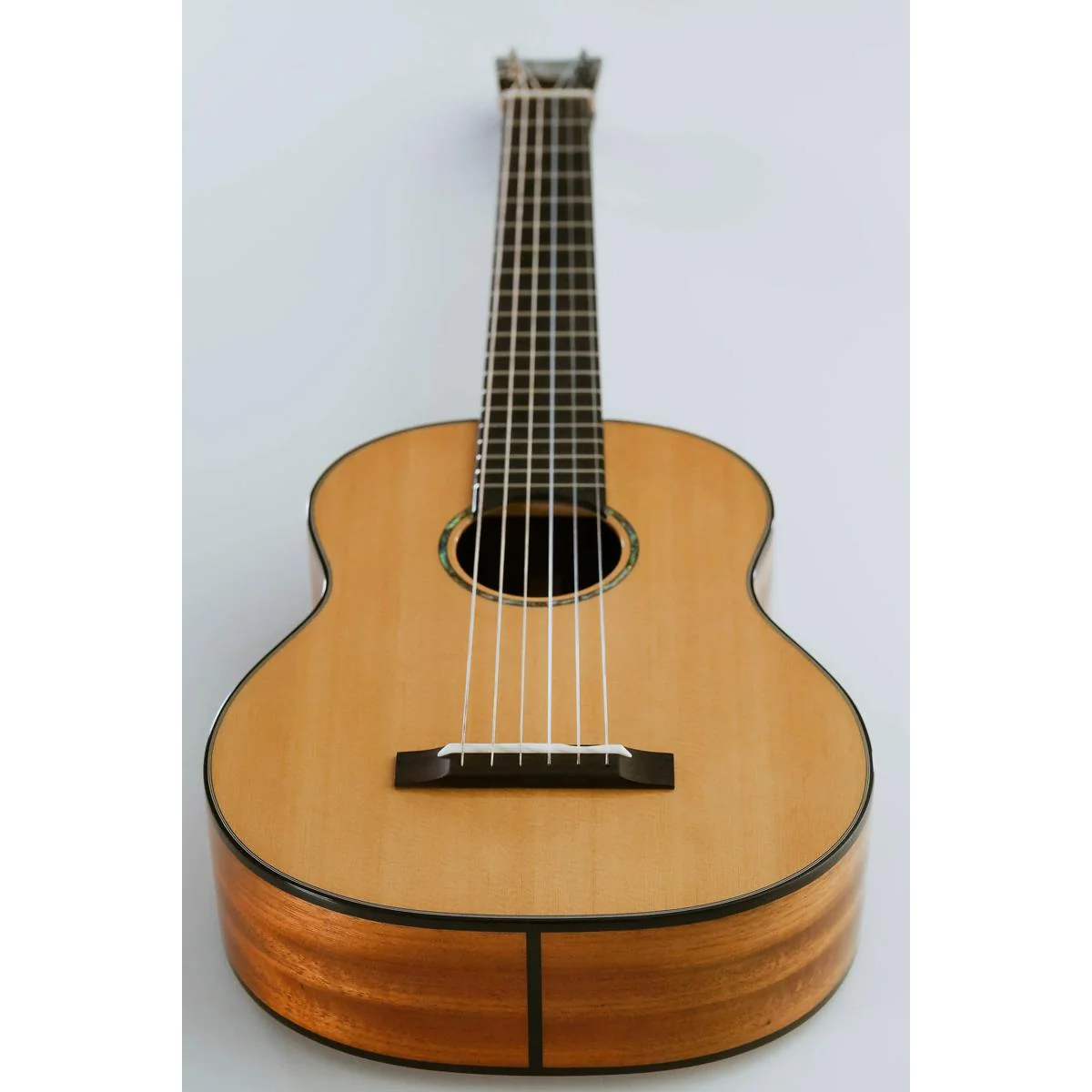 Romero Creations RC-P6-SM Parlor Guitar Spruce Mahogany "KIRA" Tuned E to E - LAST ONE - Image 4
