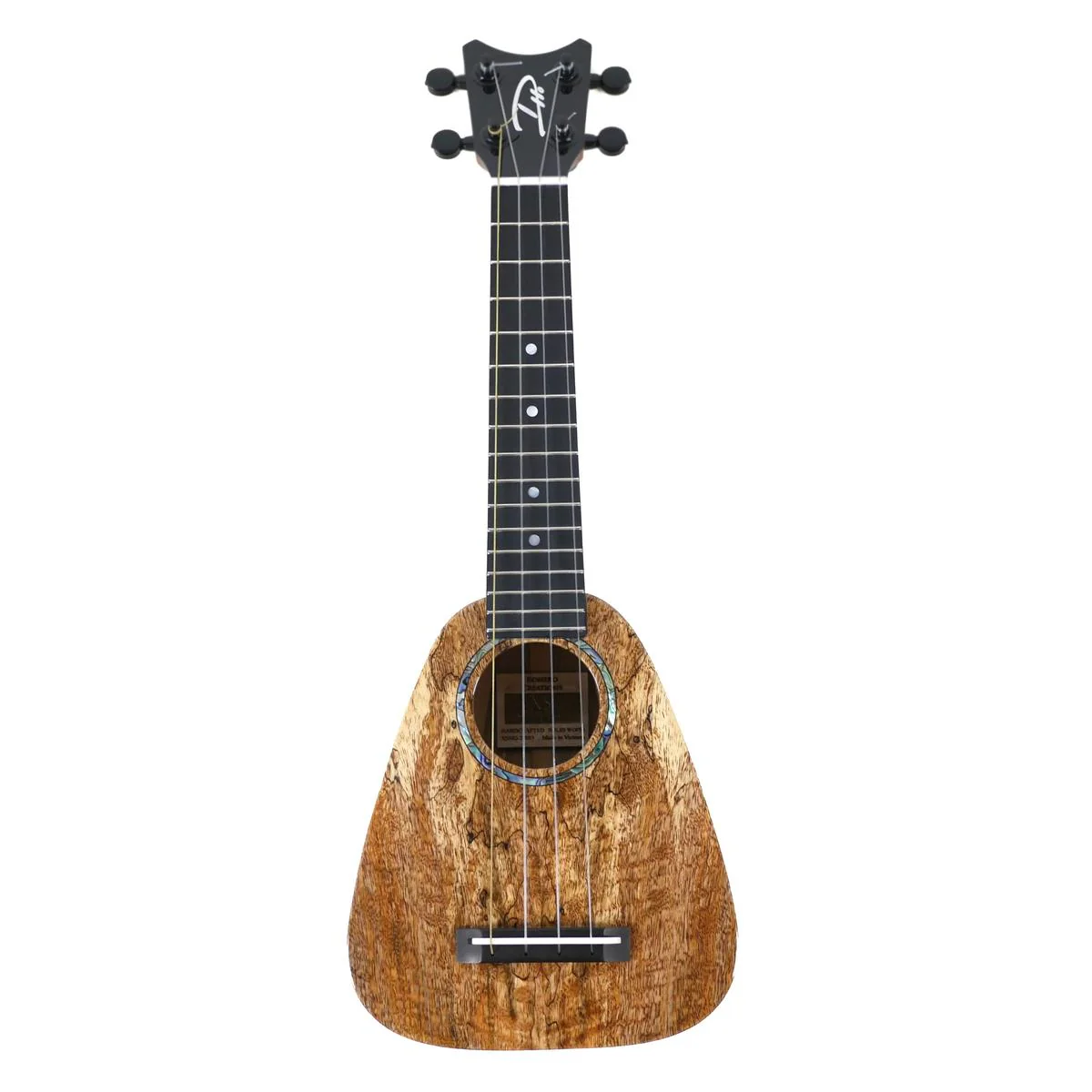 Romero Creations XSMG Solid Spalted Mango XS Soprano Ukulele - Image 4