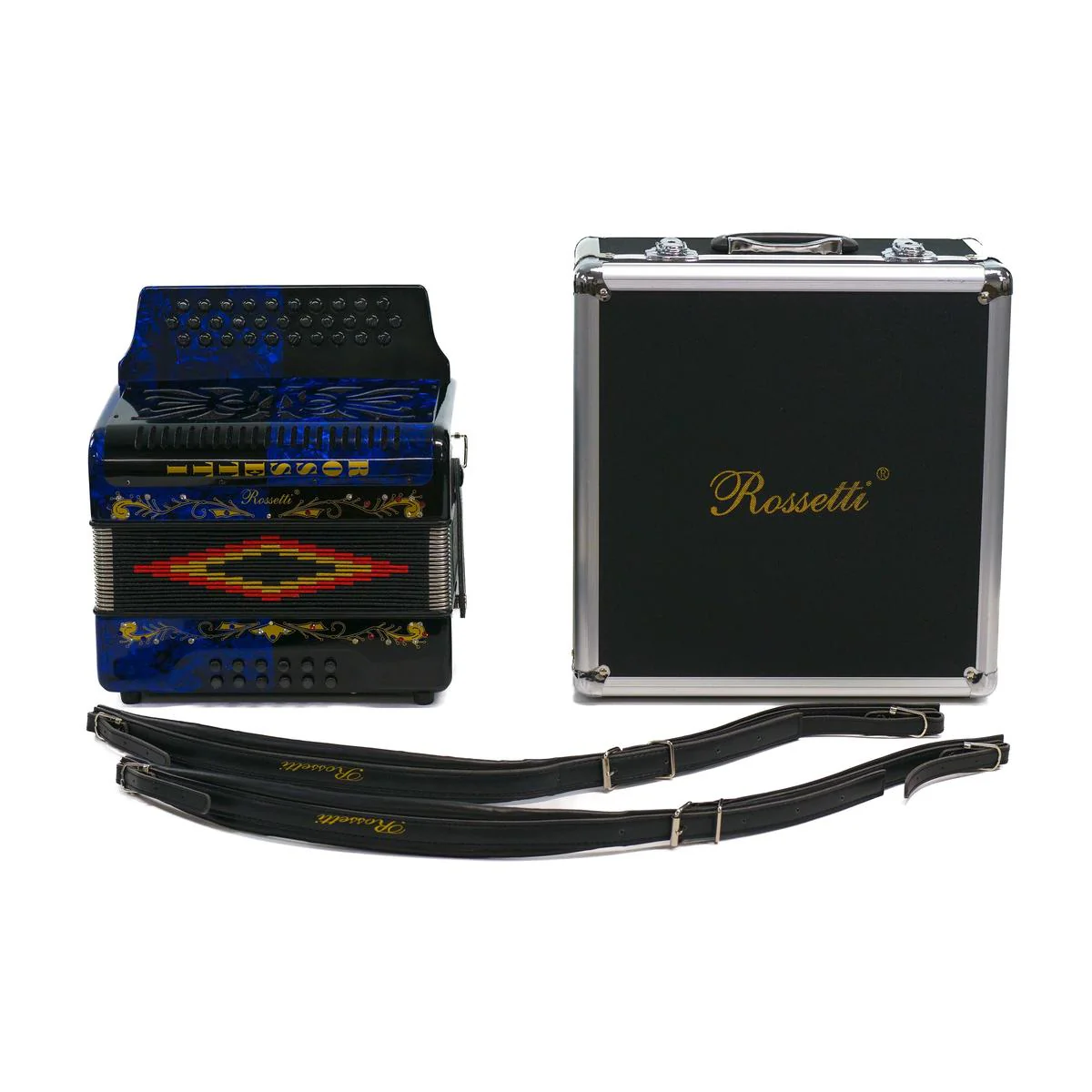 Rossetti 31 Button 12 Bass Accordion - Key of F Bb Eb - Image 2