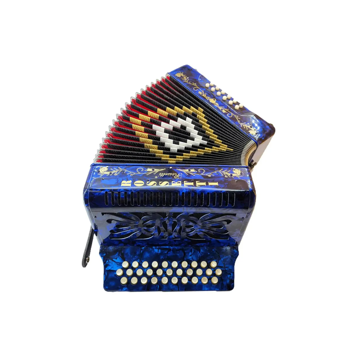 Rossetti 3112-GCF-BU 31 Button Diatonic Button Accordion - Key of GCF - Image 3