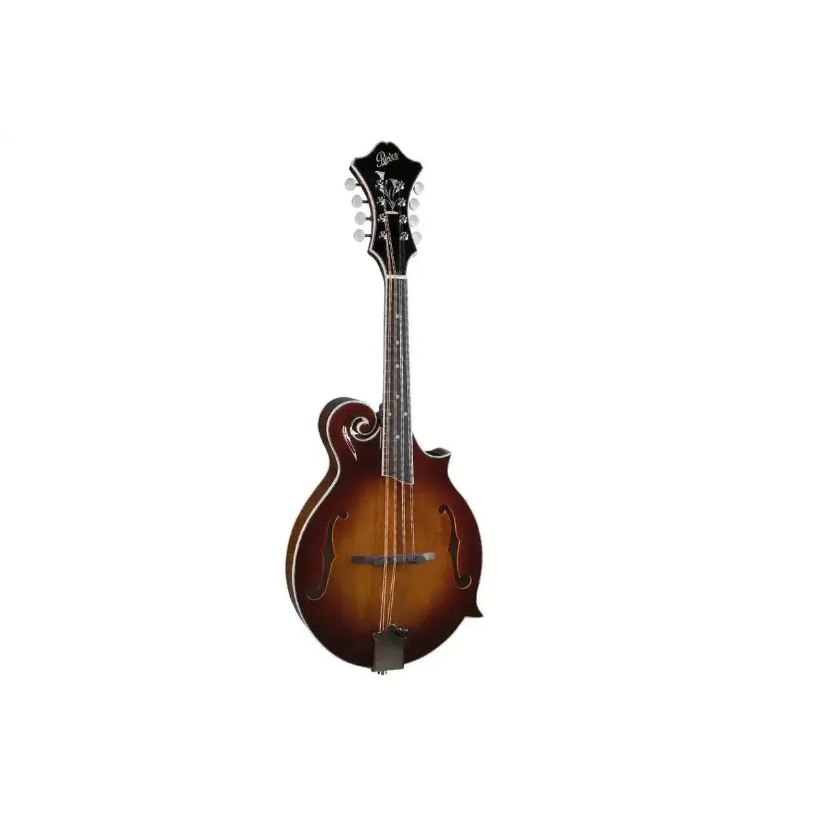 Rover RM-85 Deluxe Traditional Burgundy Burst F-Model Mandolin - Image 3
