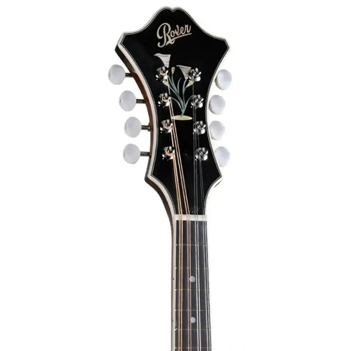 Rover RM-85 Deluxe Traditional Burgundy Burst F-Model Mandolin - Image 5