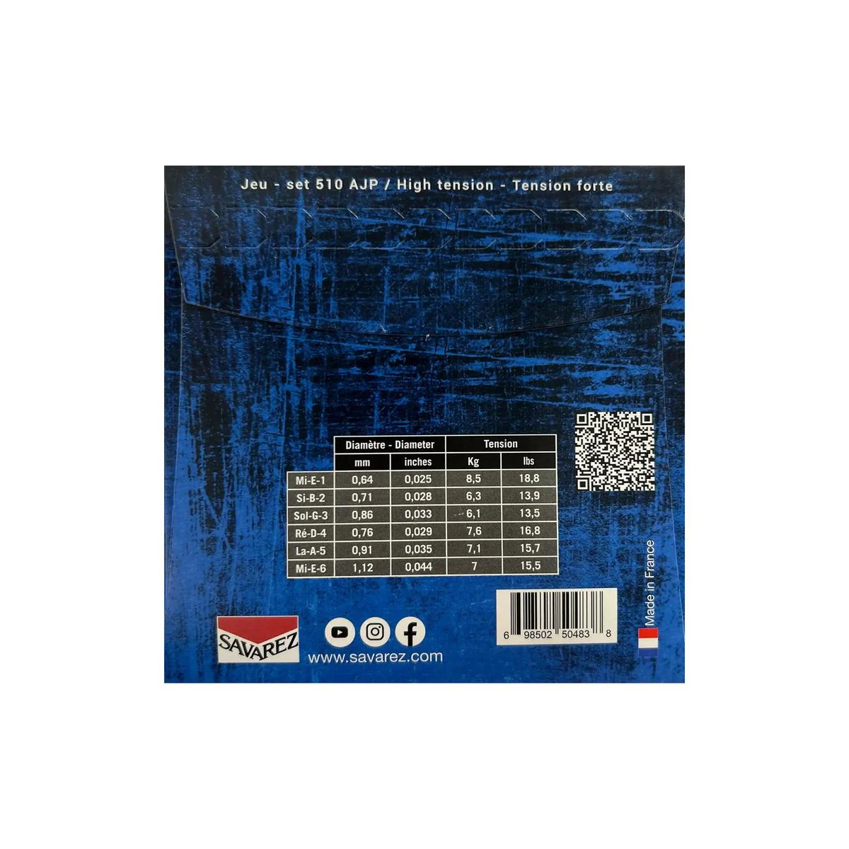 Savarez 510AJP High Tension Alliance Cantiga Premium Classical Guitar Strings - Image 2