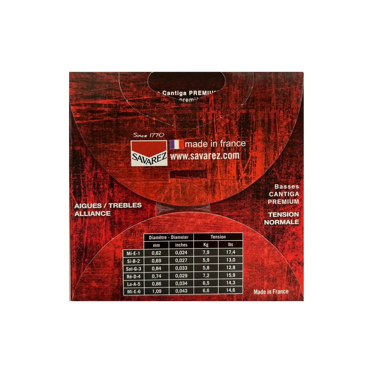 Savarez 510ARP Normal Tension Alliance Cantiga Premium Classical Guitar Strings - Image 2