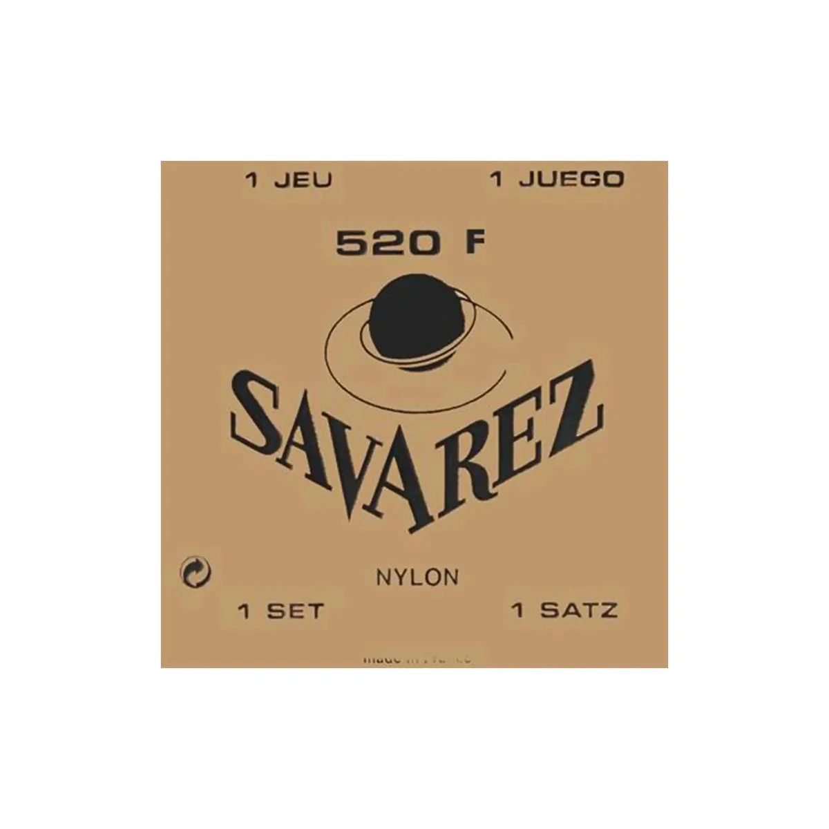 Savarez 520F Normal Tension Traditional Classical Guitar Strings - Red Card