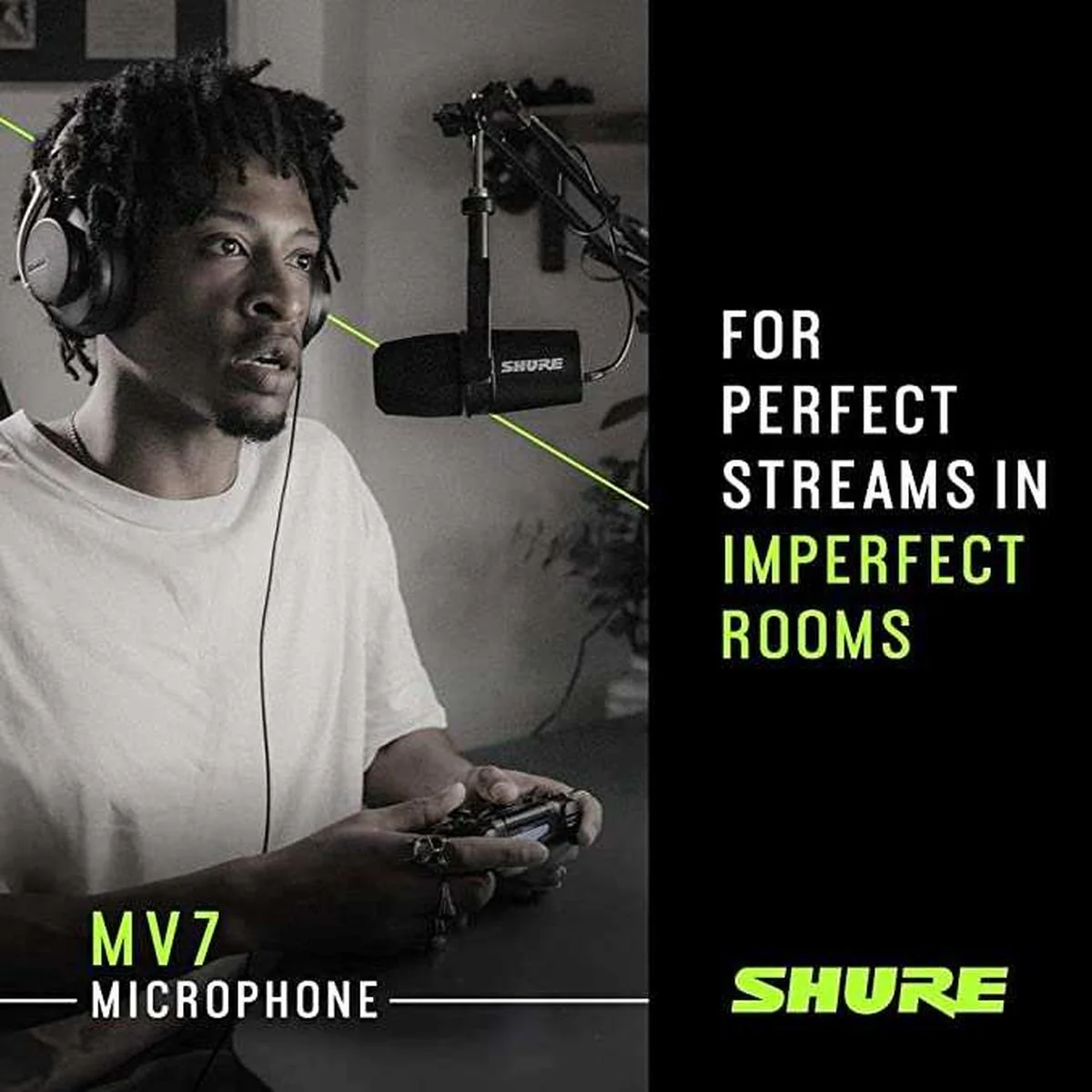 Shure MV7 USB Podcast Microphone - Black - Image 8