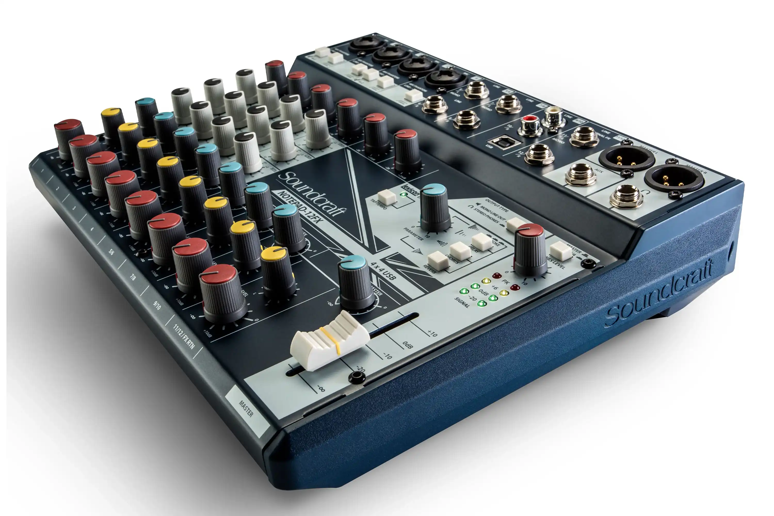 Soundcraft NOTEPAD-12FX Small-Format Analog Mixing Console w/ USB I/O & Lexicon Effects - Image 2