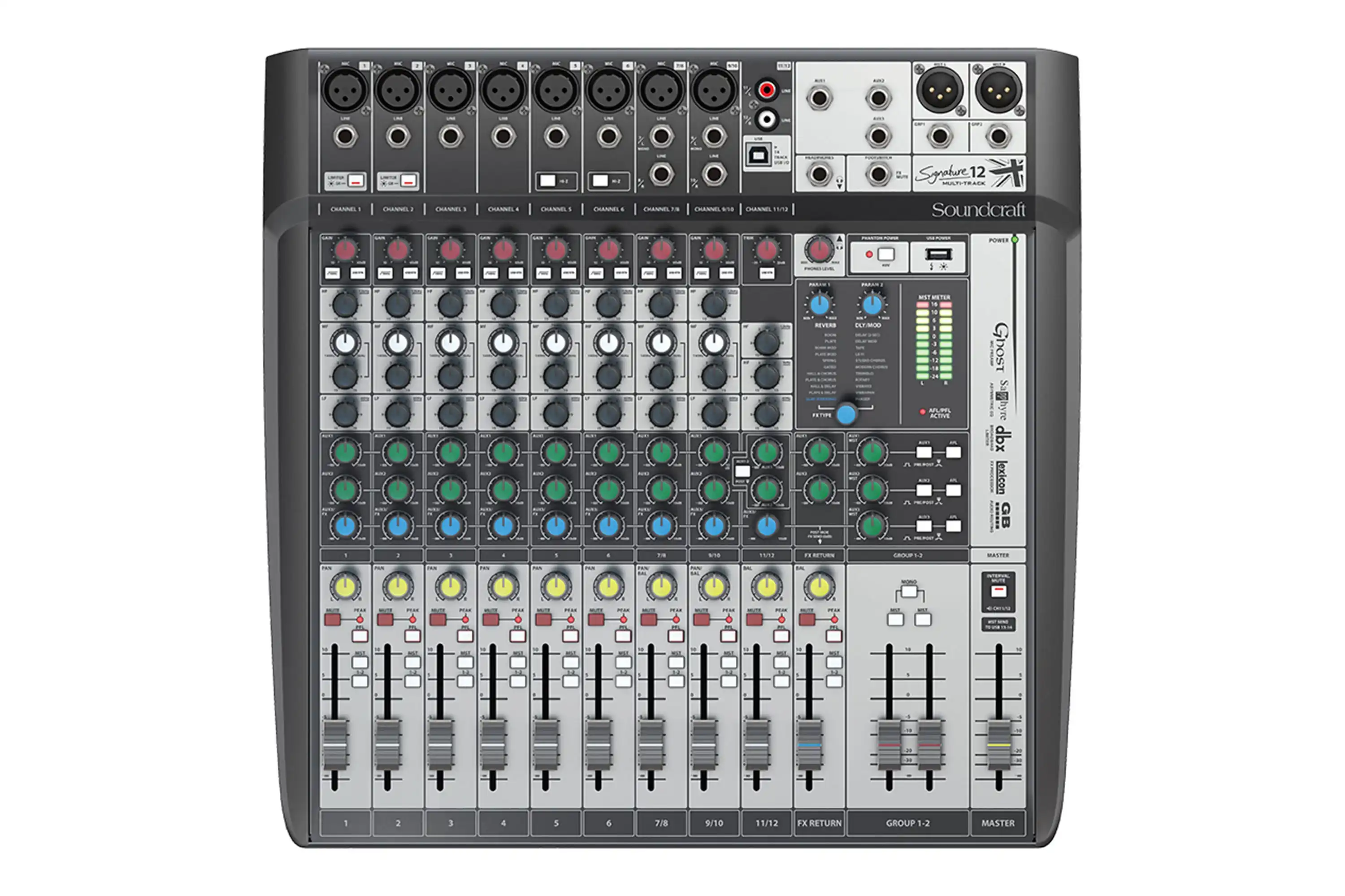 Soundcraft Signature 12-MTK 12-Channel Mixer w/ Audio Interface