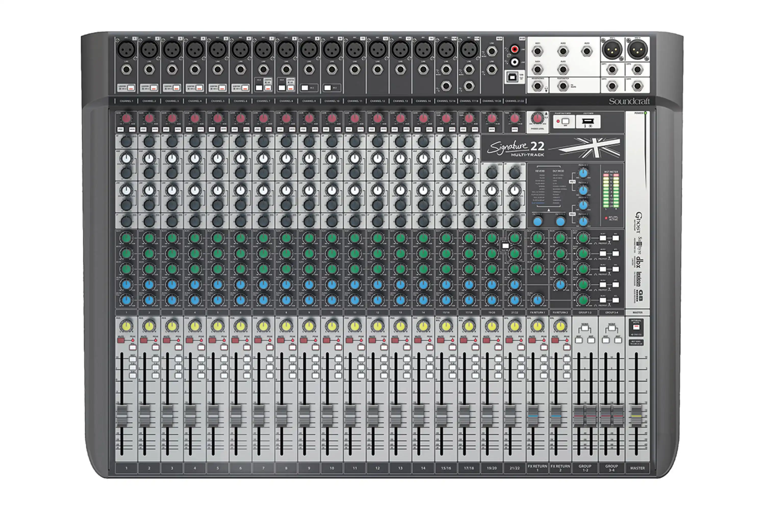 Soundcraft Signature 22-MTK 22-Channel Multi-Track Mixer w/ Effects