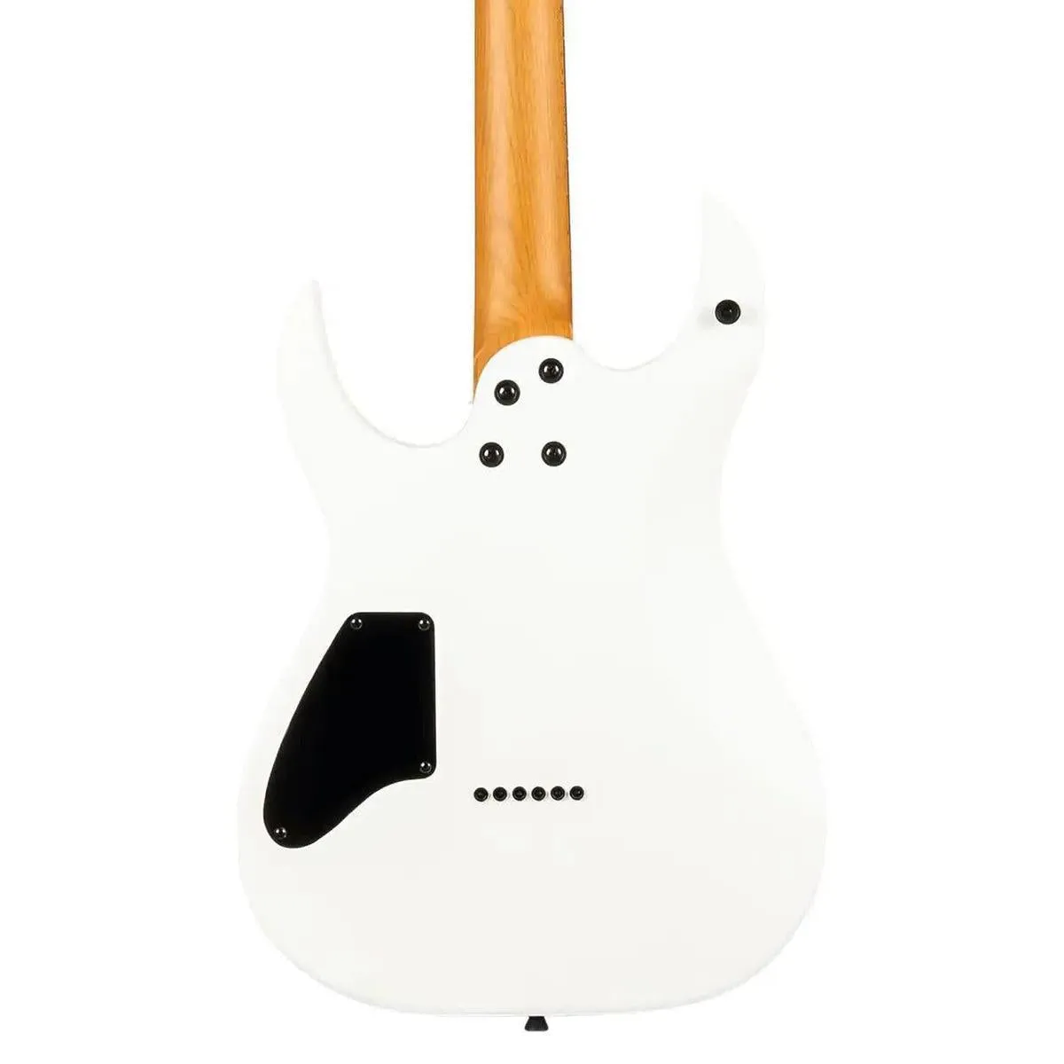 Spira S-400 MWH Satin White Solid Body Stratocaster Electric Guitar - Image 2