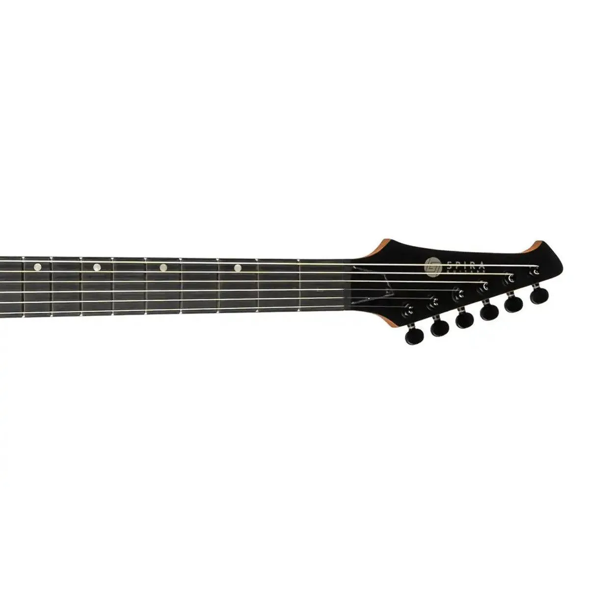 Spira S-400 MWH Satin White Solid Body Stratocaster Electric Guitar - Image 5