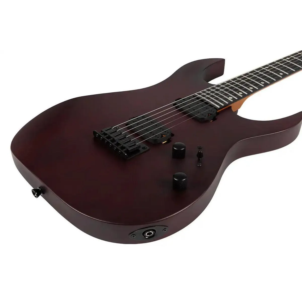 Spira S-400 MWR Wine Red Solid Body Stratocaster Electric Guitar - Image 3