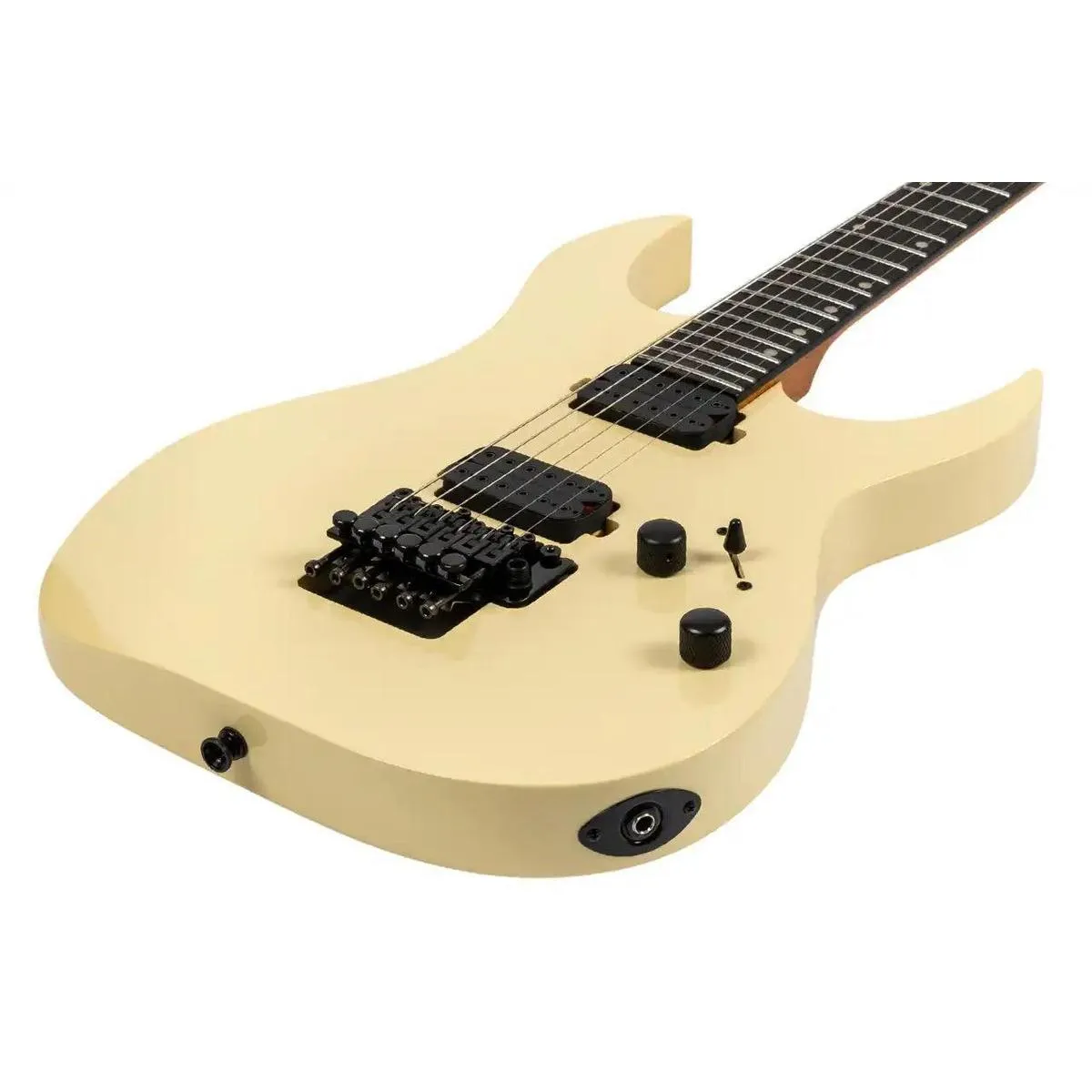 Spira S-420 AWH Alpine White Solid Body Stratocaster Electric Guitar - Image 3