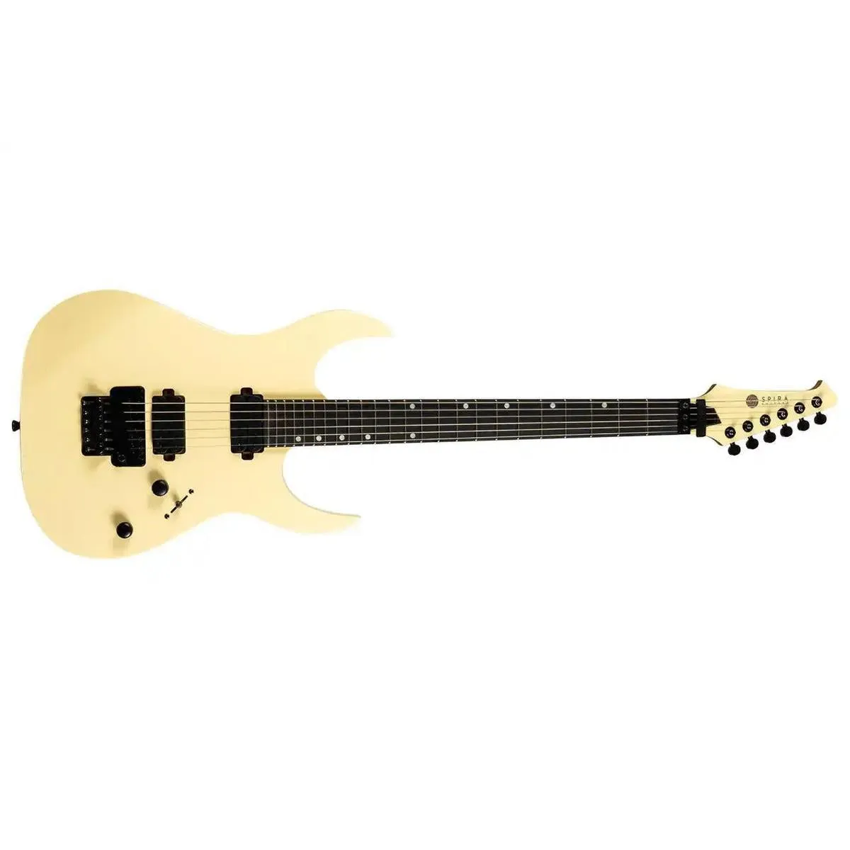 Spira S-420 AWH Alpine White Solid Body Stratocaster Electric Guitar - Image 4