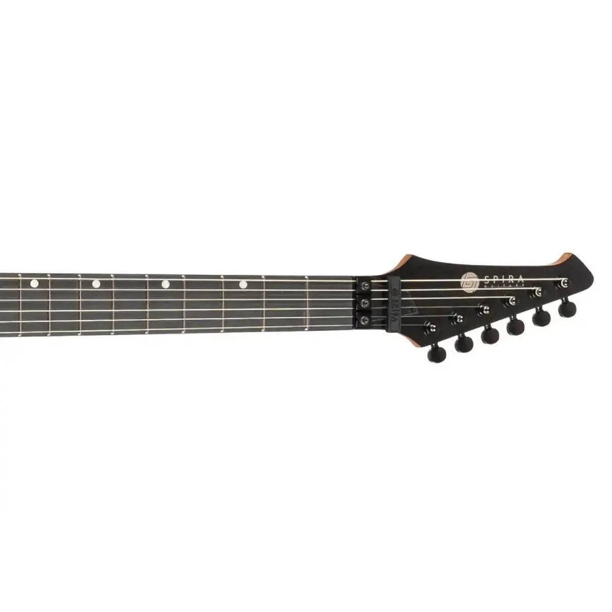 Spira S-420 BK Metallic Black Solid Body Stratocaster Electric Guitar - Image 5