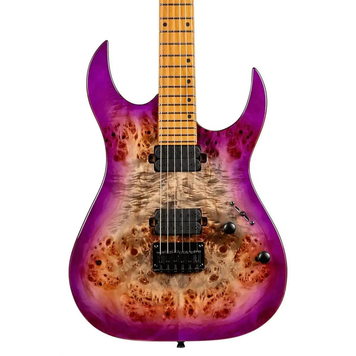 Spira S-450 TPP Transparent Purple Solid Body Stratocaster Electric Guitar
