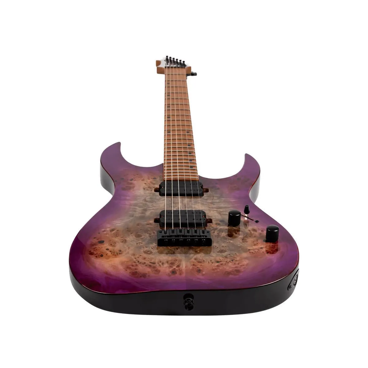 Spira S-450 TPP Transparent Purple Solid Body Stratocaster Electric Guitar - Image 4