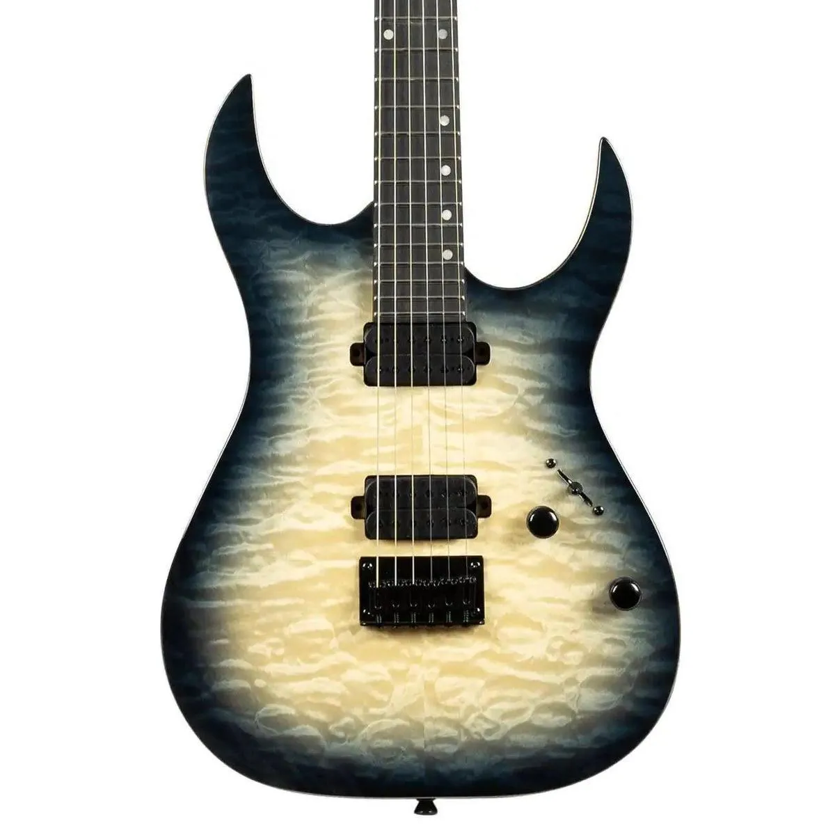 Spira S-500 QGY E Transparent Grey Solid Body Stratocaster Electric Guitar