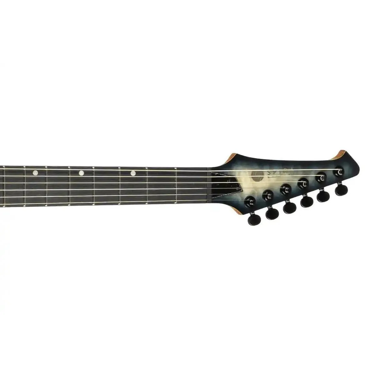 Spira S-500 QGY E Transparent Grey Solid Body Stratocaster Electric Guitar - Image 5