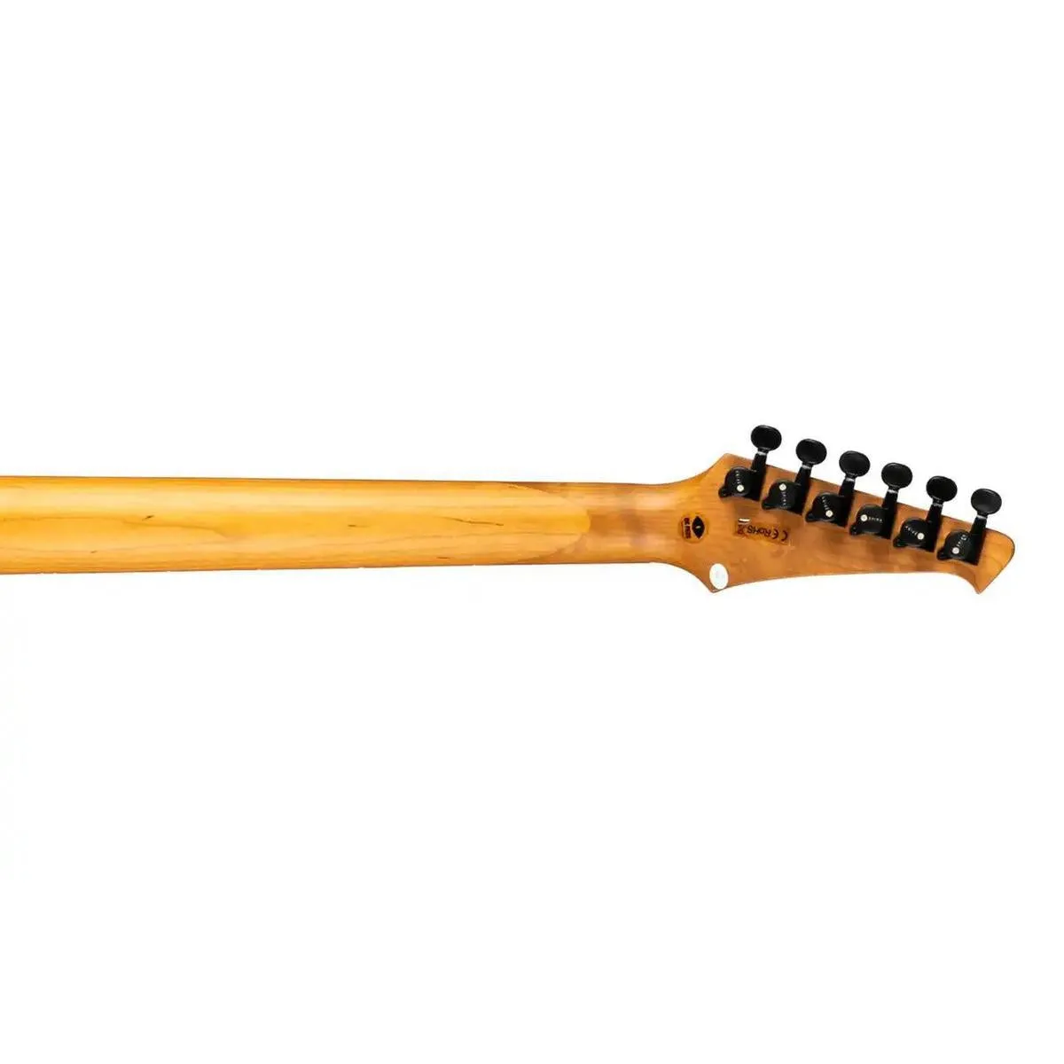 Spira T-400 MBK Satin Black Solid Body Telecaster Electric Guitar - Image 6