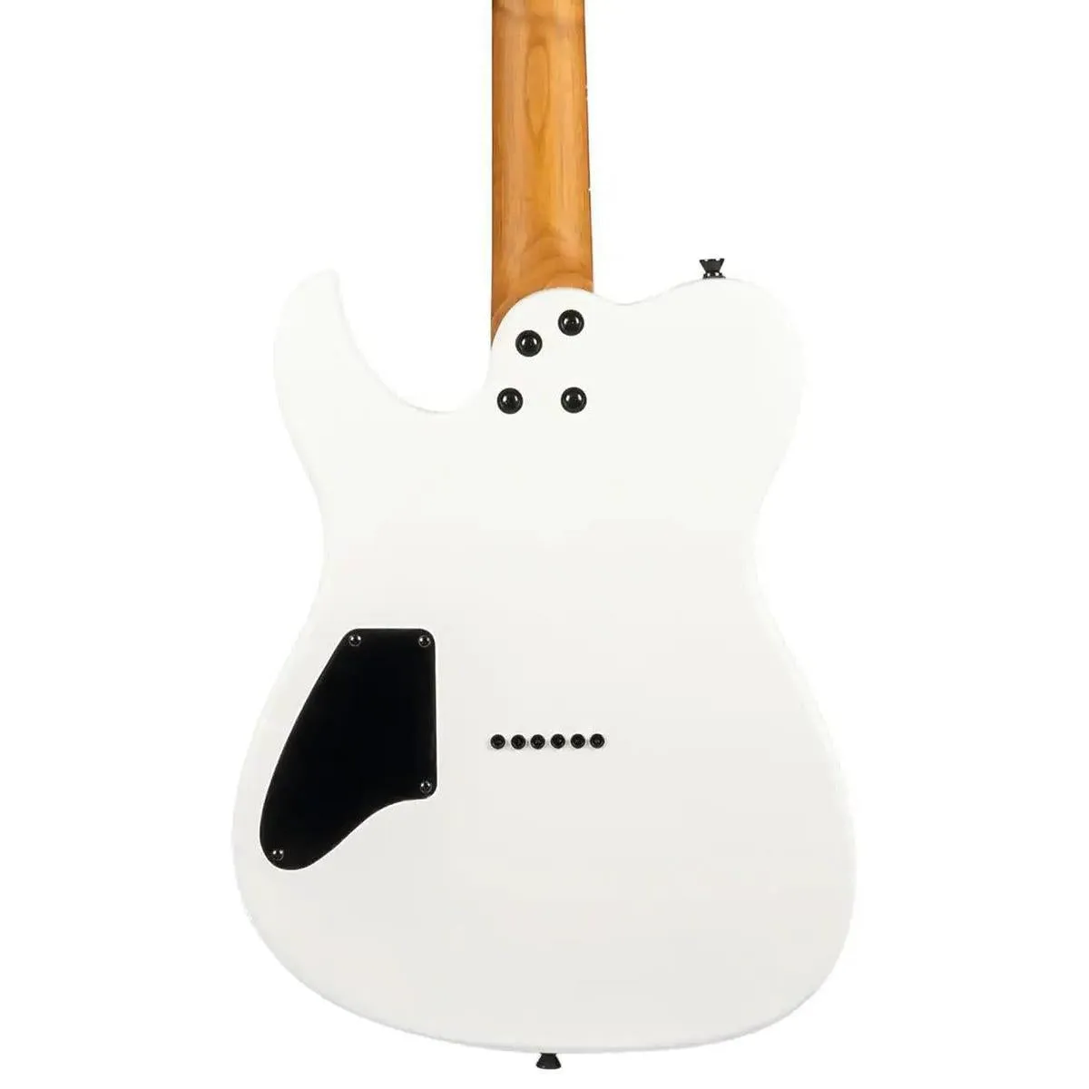 Spira T-400 MWH Satin White Solid Body Telecaster Electric Guitar - Image 2