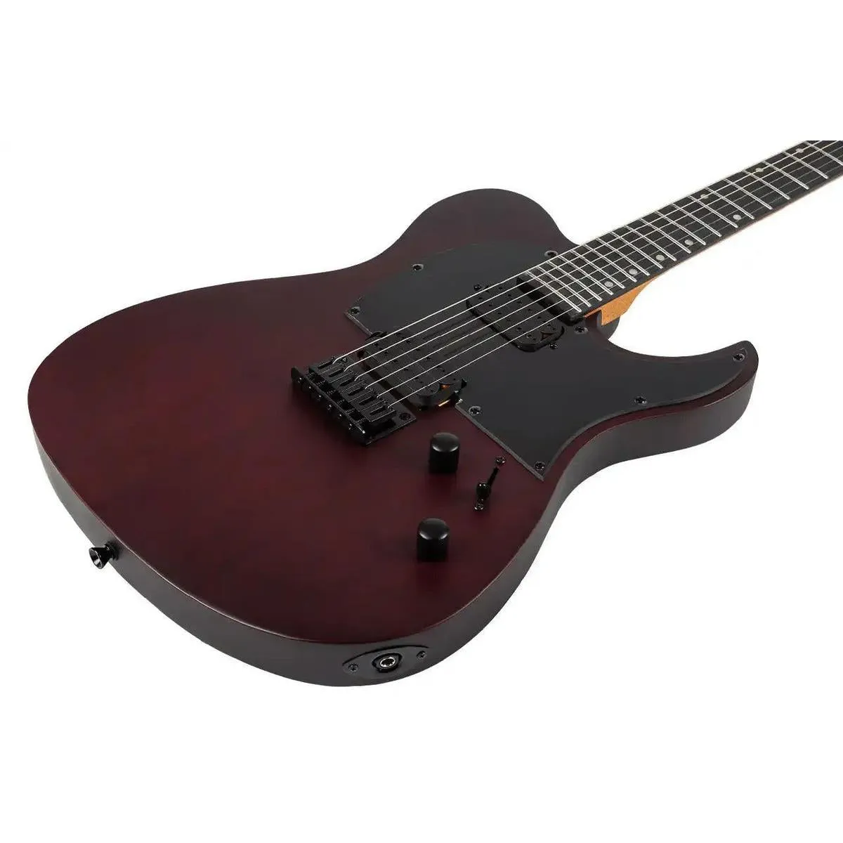 Spira T-400 MWR Wine Red Solid Body Telecaster Electric Guitar - Image 3