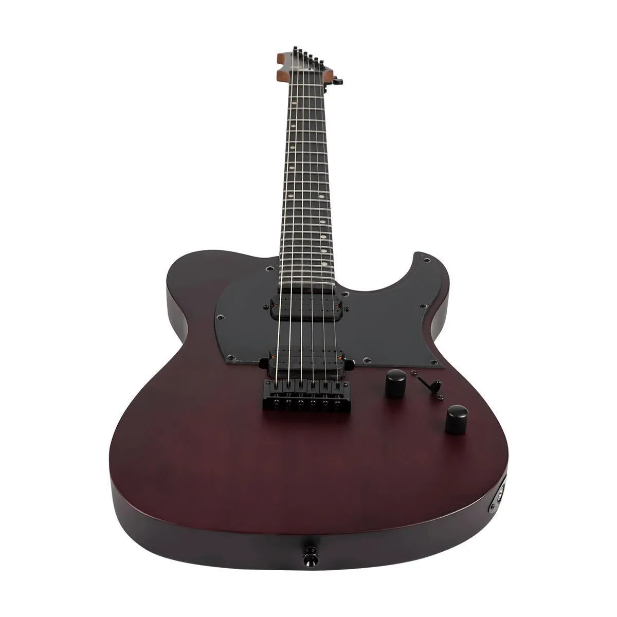 Spira T-400 MWR Wine Red Solid Body Telecaster Electric Guitar - Image 4