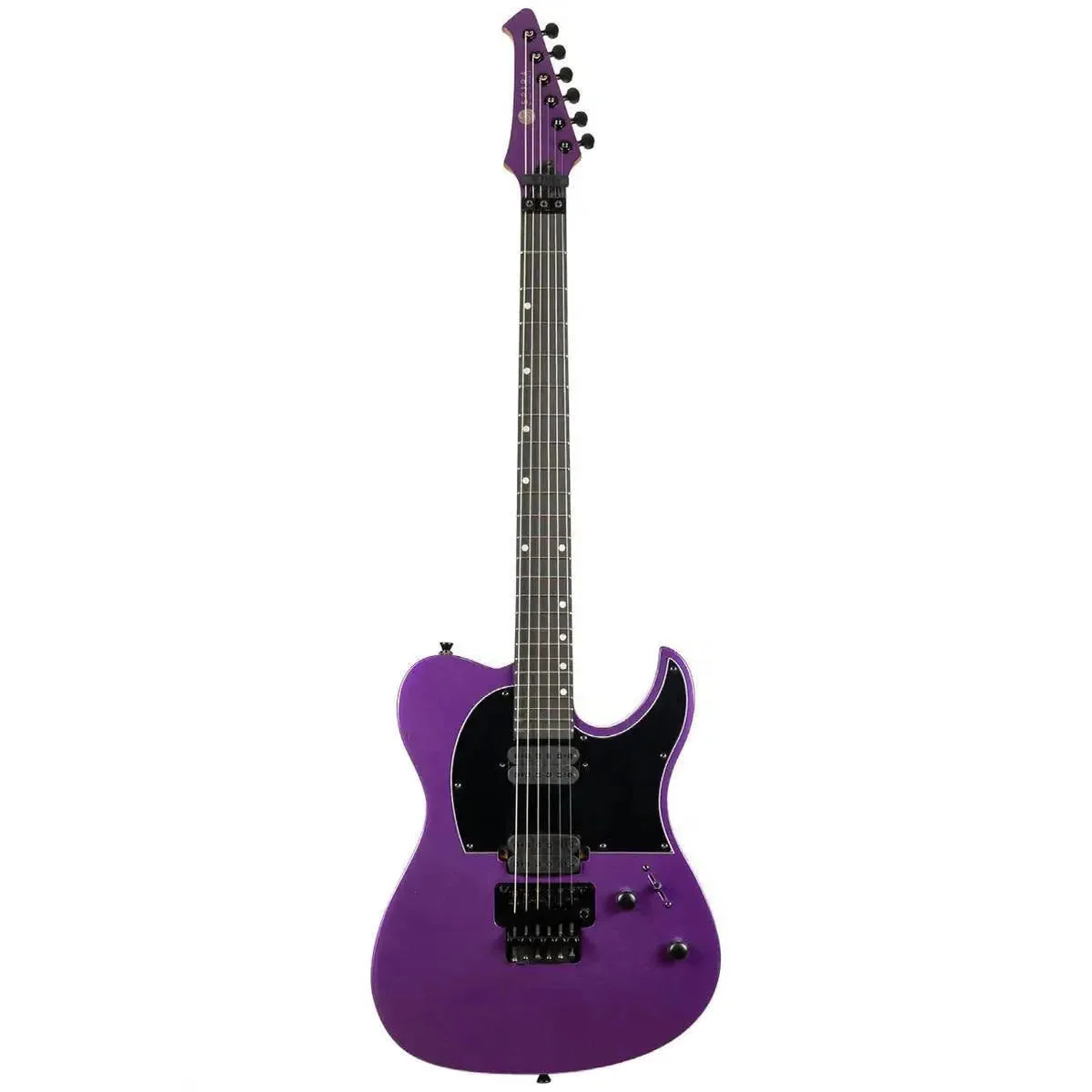 Spira T-420 PP Metallic Purple Solid Body Telecaster Electric Guitar - Image 4