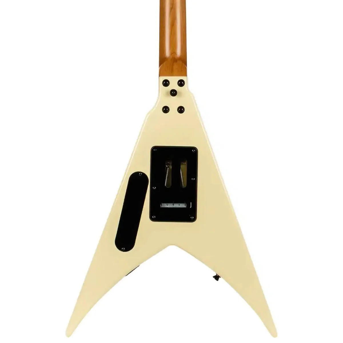 Spira V-420 AWH Antique White with Pinstripe Solid Body Flying V Electric Guitar - Image 2