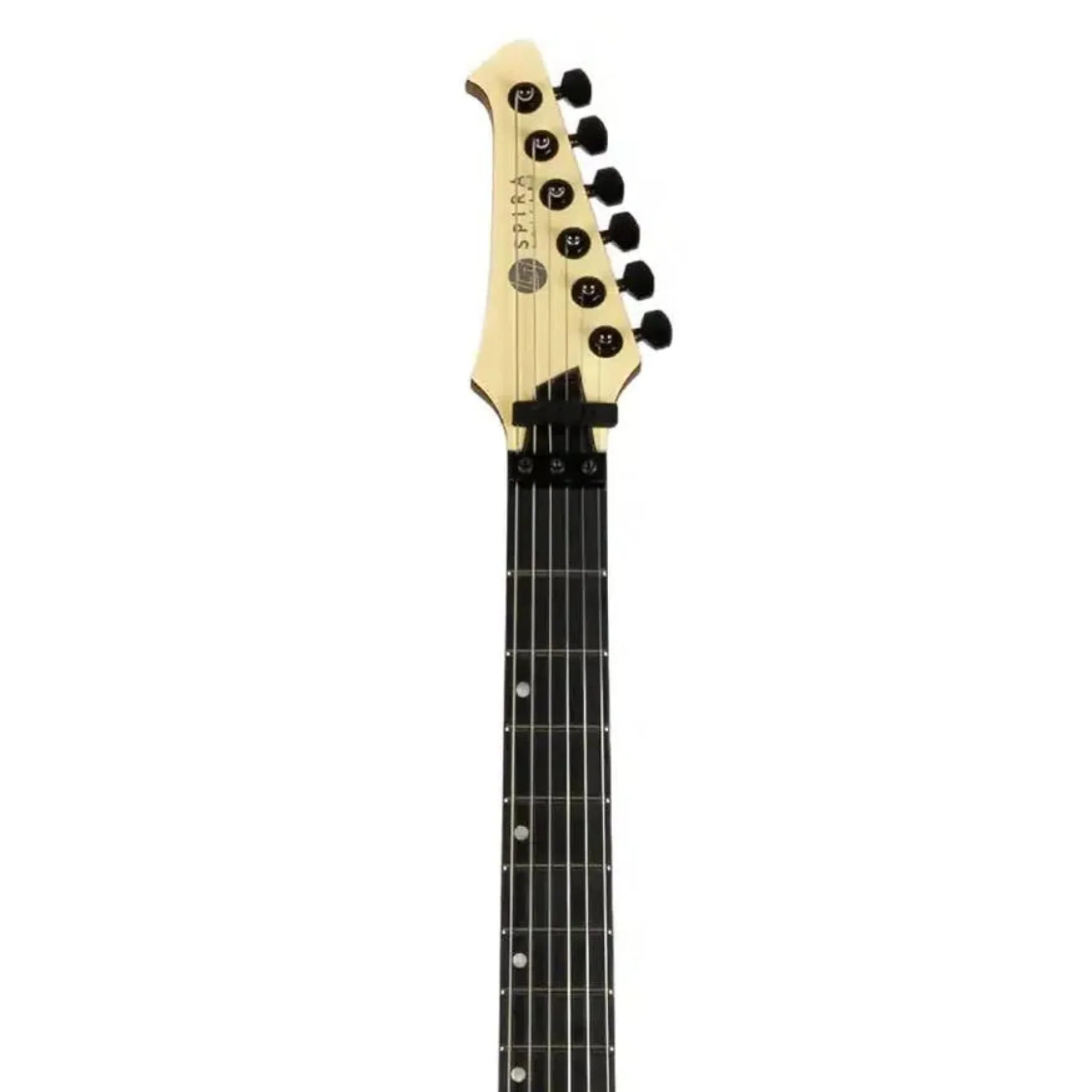 Spira V-420 AWH Antique White with Pinstripe Solid Body Flying V Electric Guitar - Image 5